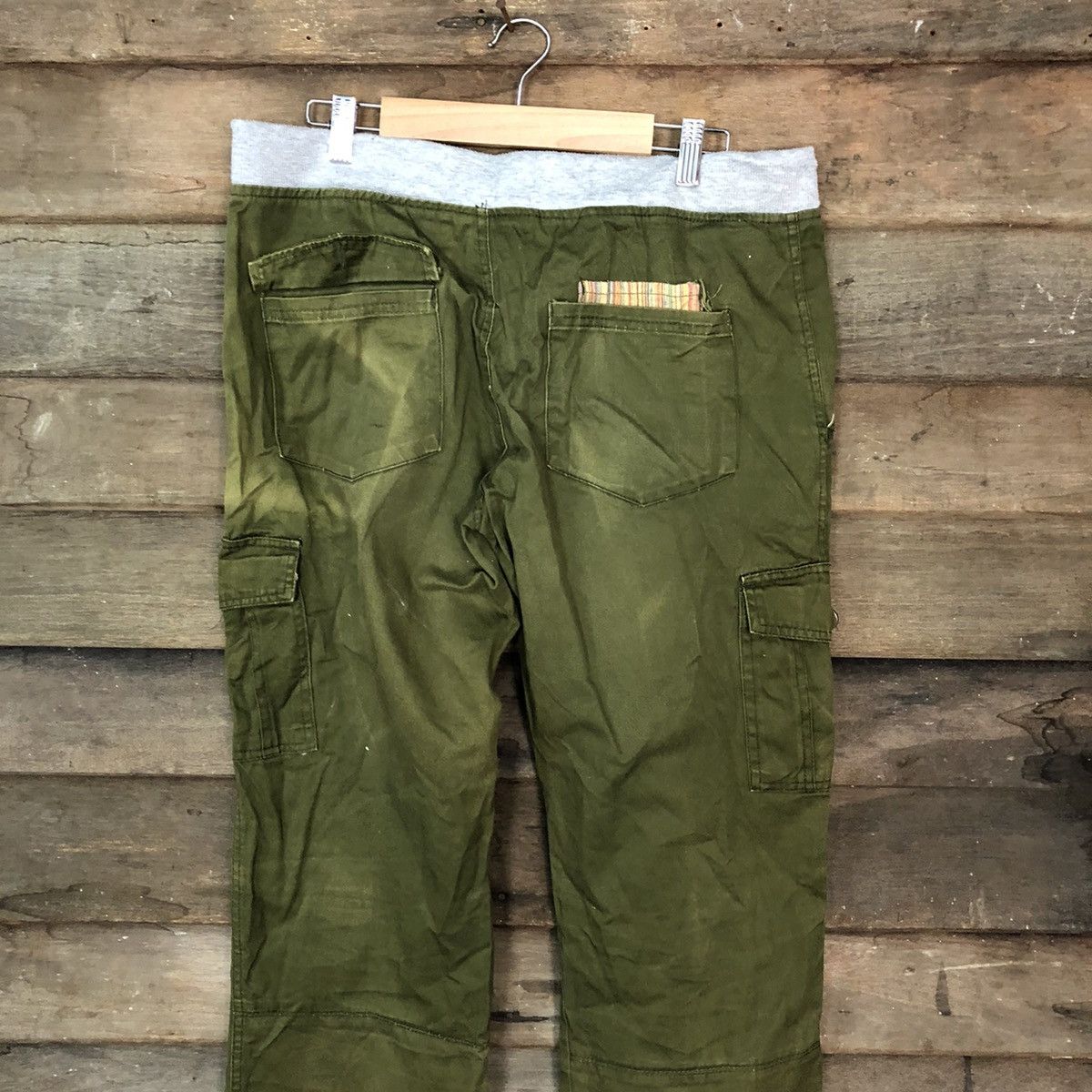 Faded Glory × Japanese Brand Japanese Brand faded Green multipocket Cargo Pants #3785 Size US 32 / EU 48 - 12 Thumbnail