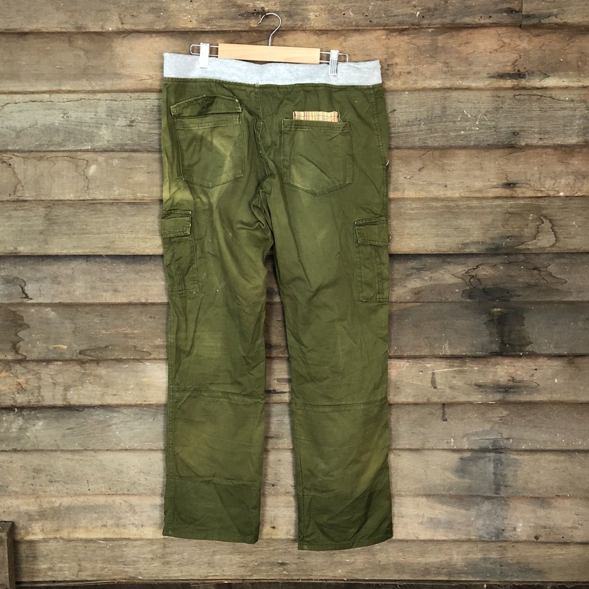 Faded Glory × Japanese Brand Japanese Brand faded Green multipocket Cargo Pants #3785 Size US 32 / EU 48 - 11 Thumbnail