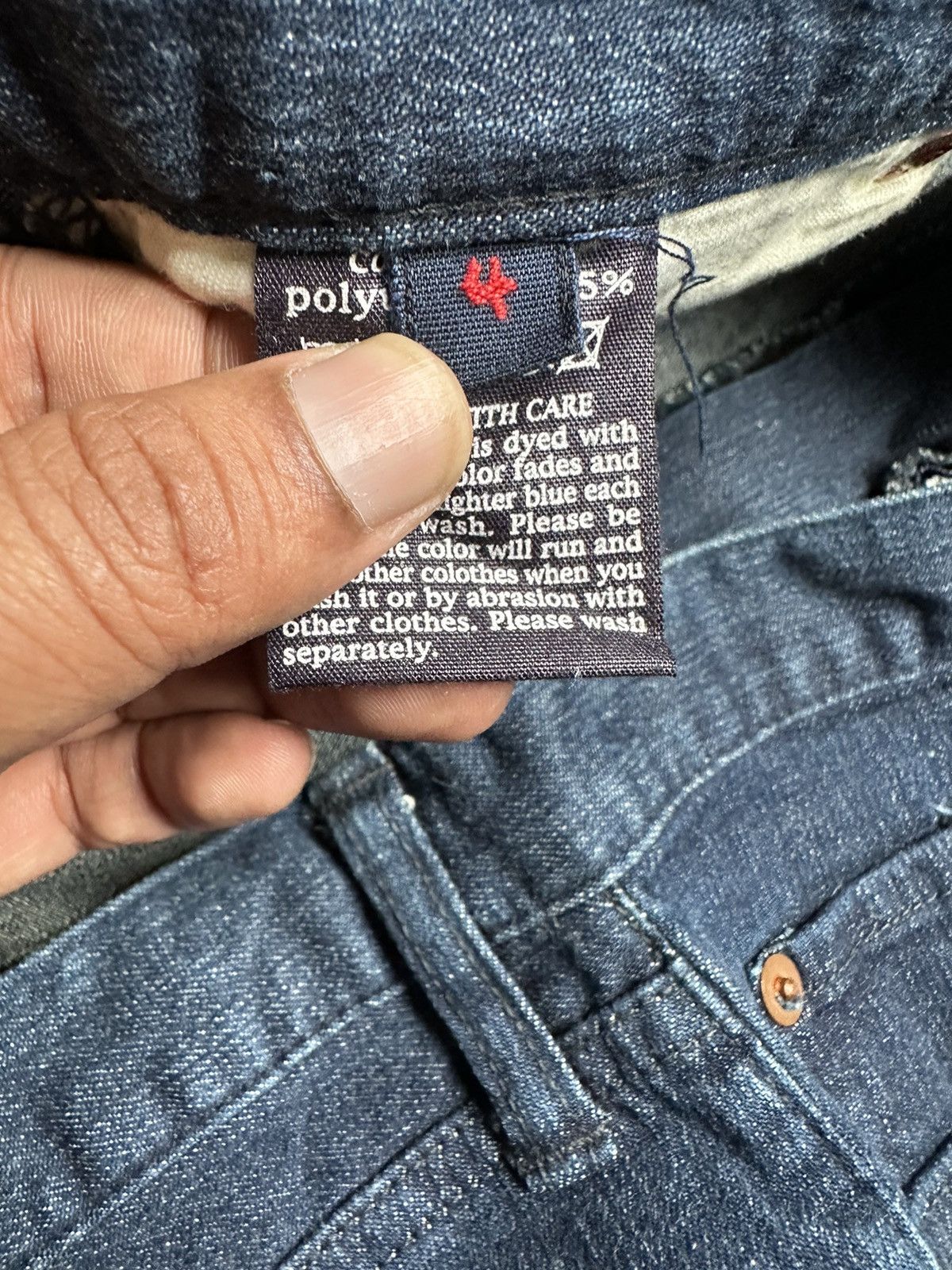 45rpm 00's R by 45rpm Japan indigo dyed slim jeans Size US 32 / EU 48 - 9 Thumbnail