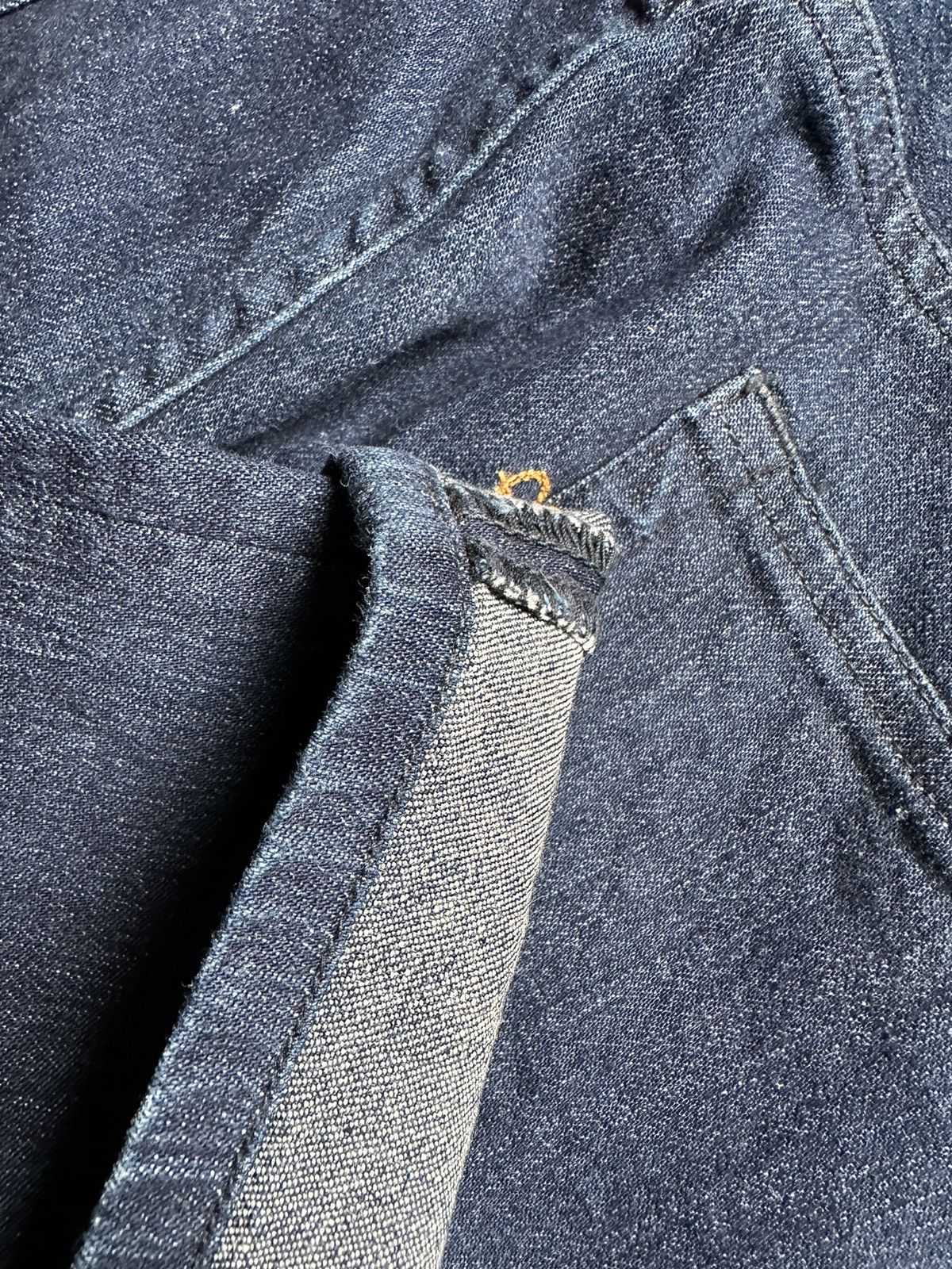 45rpm 00's R by 45rpm Japan indigo dyed slim jeans Size US 32 / EU 48 - 13 Thumbnail