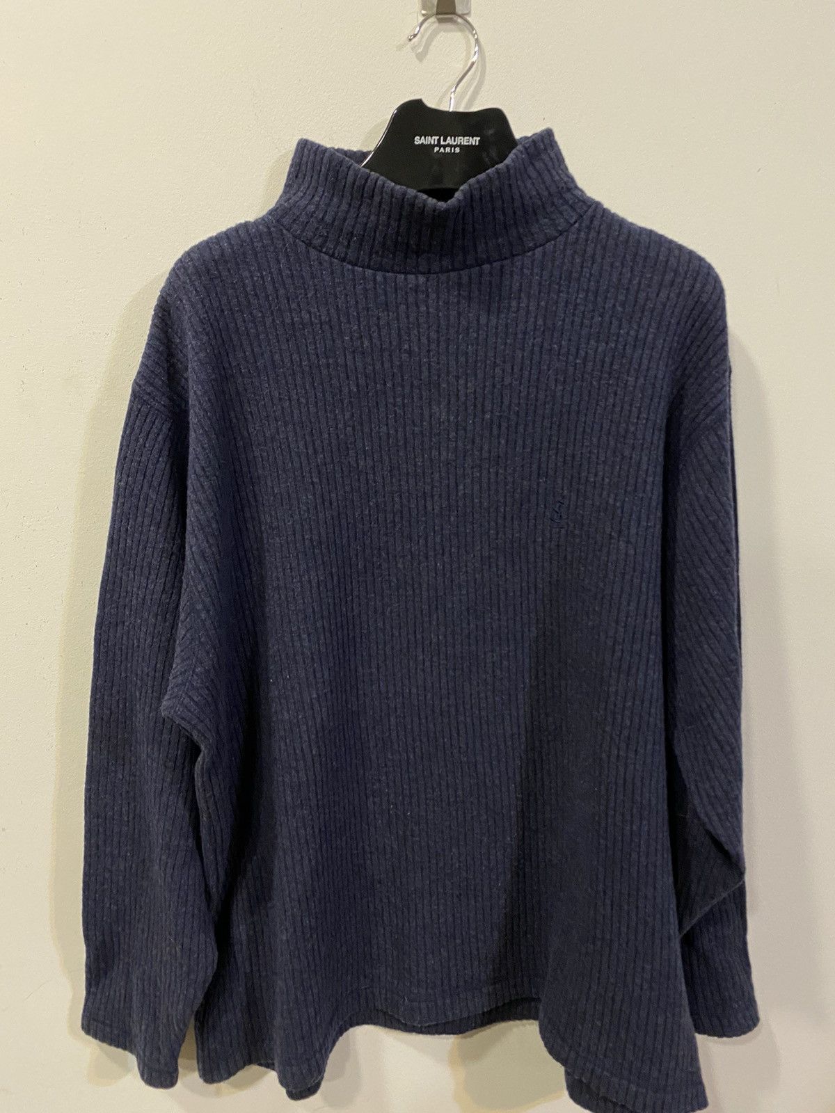 Yves Saint Laurent Wool YSL Sweater Turtleneck Vintage Yves Saint Laurent Size US L / EU 52-54 / 3 - 11 Thumbnail
