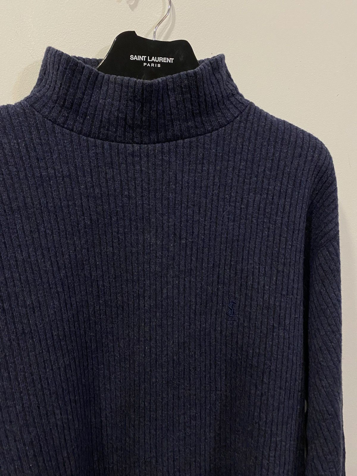 Yves Saint Laurent Wool YSL Sweater Turtleneck Vintage Yves Saint Laurent Size US L / EU 52-54 / 3 - 1 Thumbnail