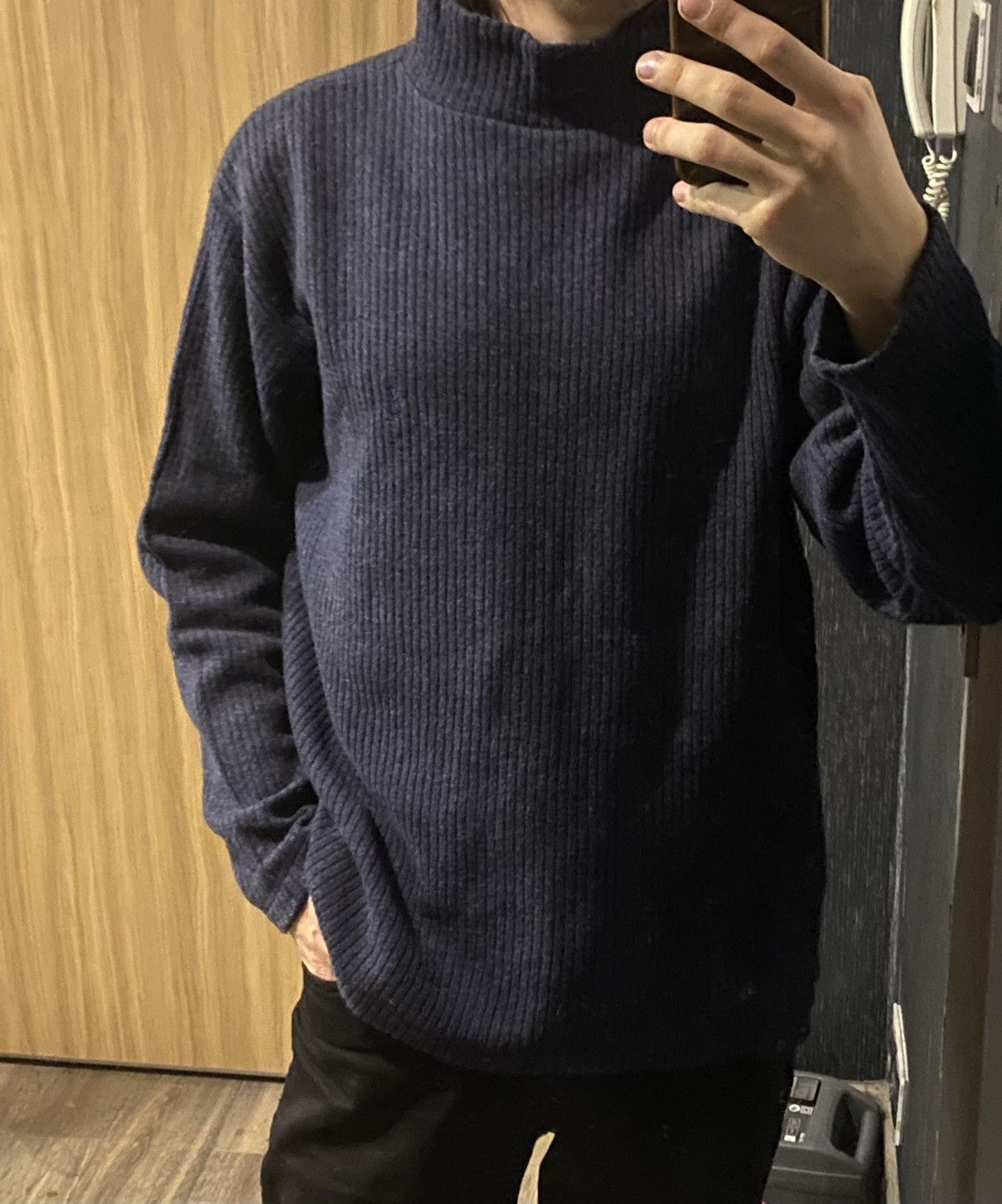 Yves Saint Laurent Wool YSL Sweater Turtleneck Vintage Yves Saint Laurent Size US L / EU 52-54 / 3 - 16 Thumbnail