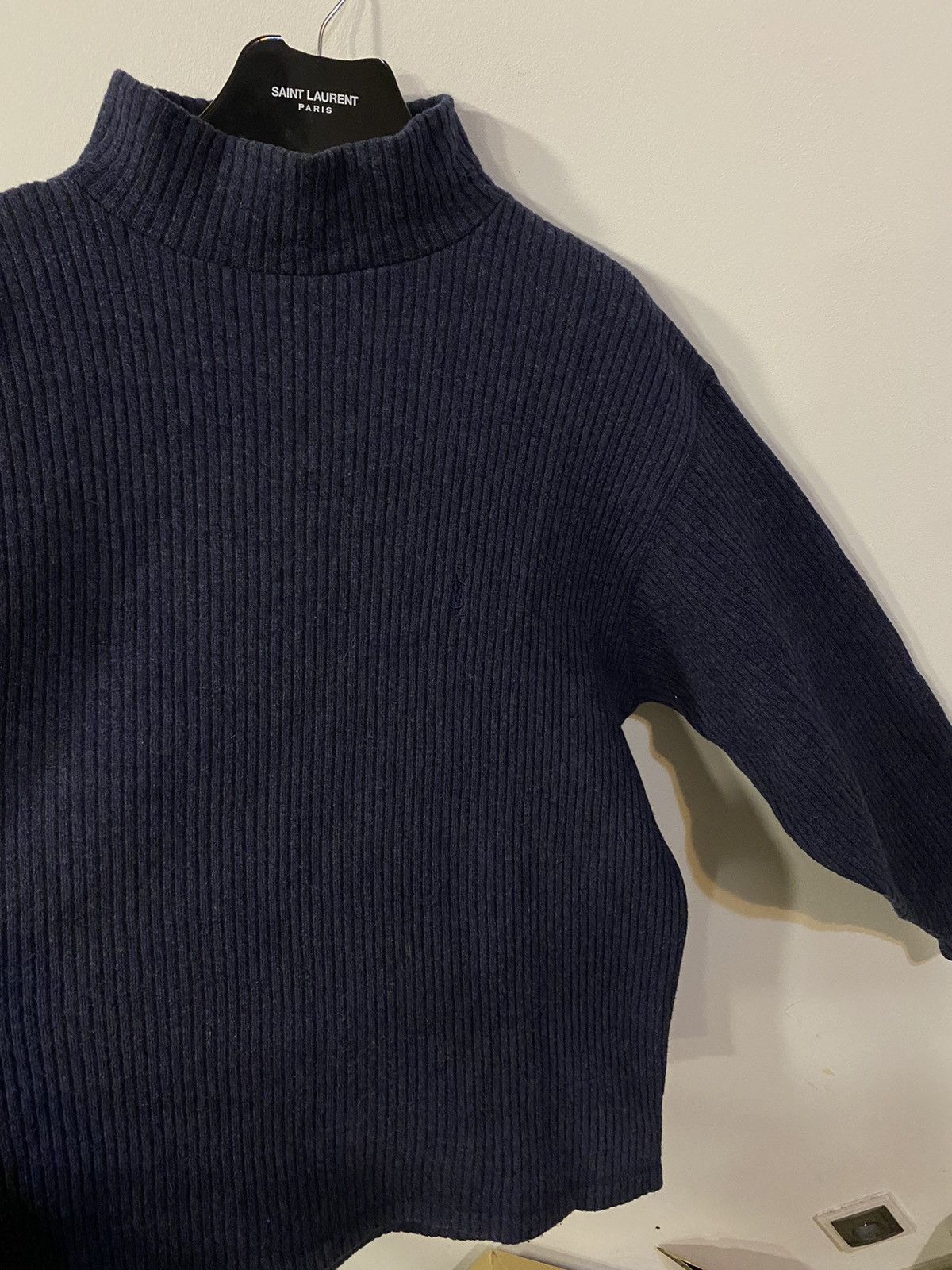 Yves Saint Laurent Wool YSL Sweater Turtleneck Vintage Yves Saint Laurent Size US L / EU 52-54 / 3 - 14 Thumbnail