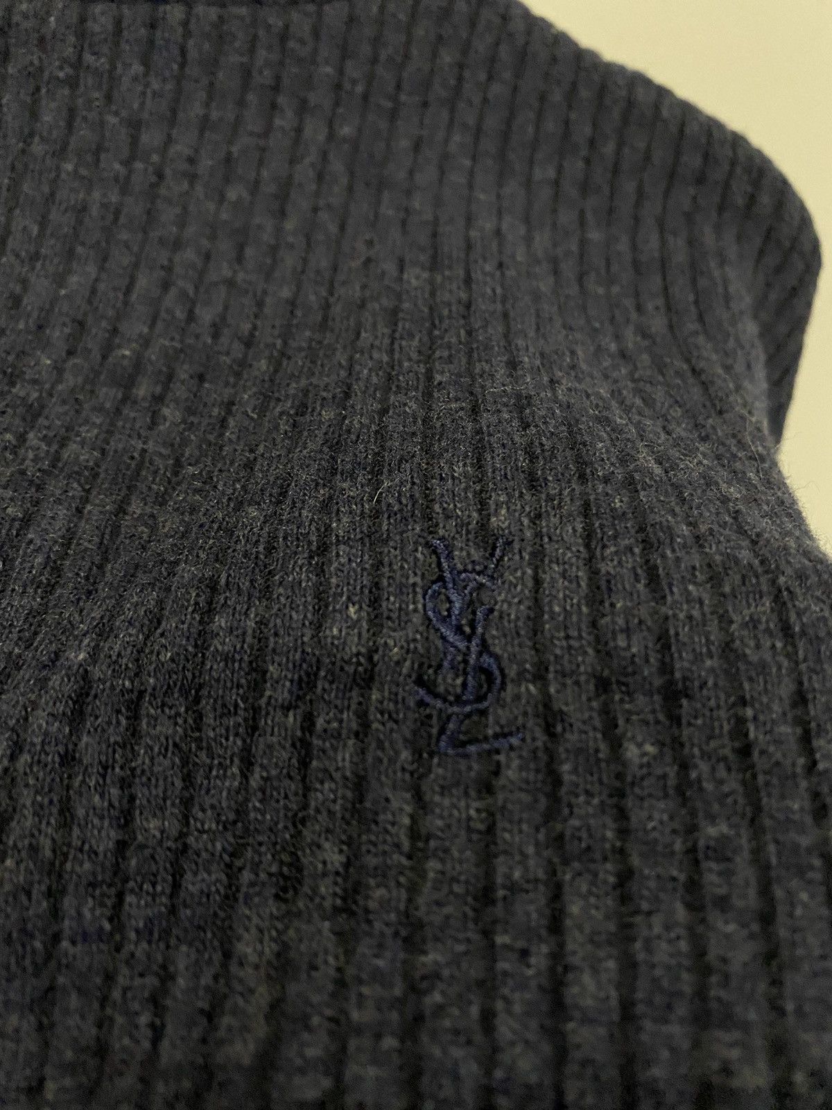 Yves Saint Laurent Wool YSL Sweater Turtleneck Vintage Yves Saint Laurent Size US L / EU 52-54 / 3 - 2 Thumbnail