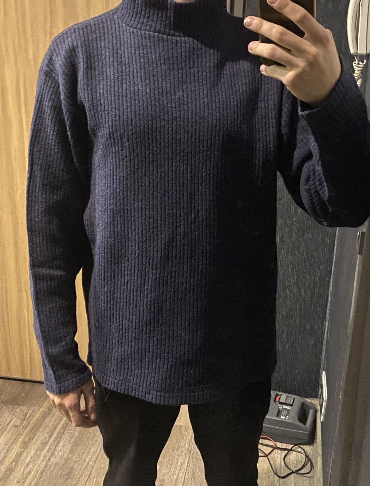 Yves Saint Laurent Wool YSL Sweater Turtleneck Vintage Yves Saint Laurent Size US L / EU 52-54 / 3 - 15 Thumbnail