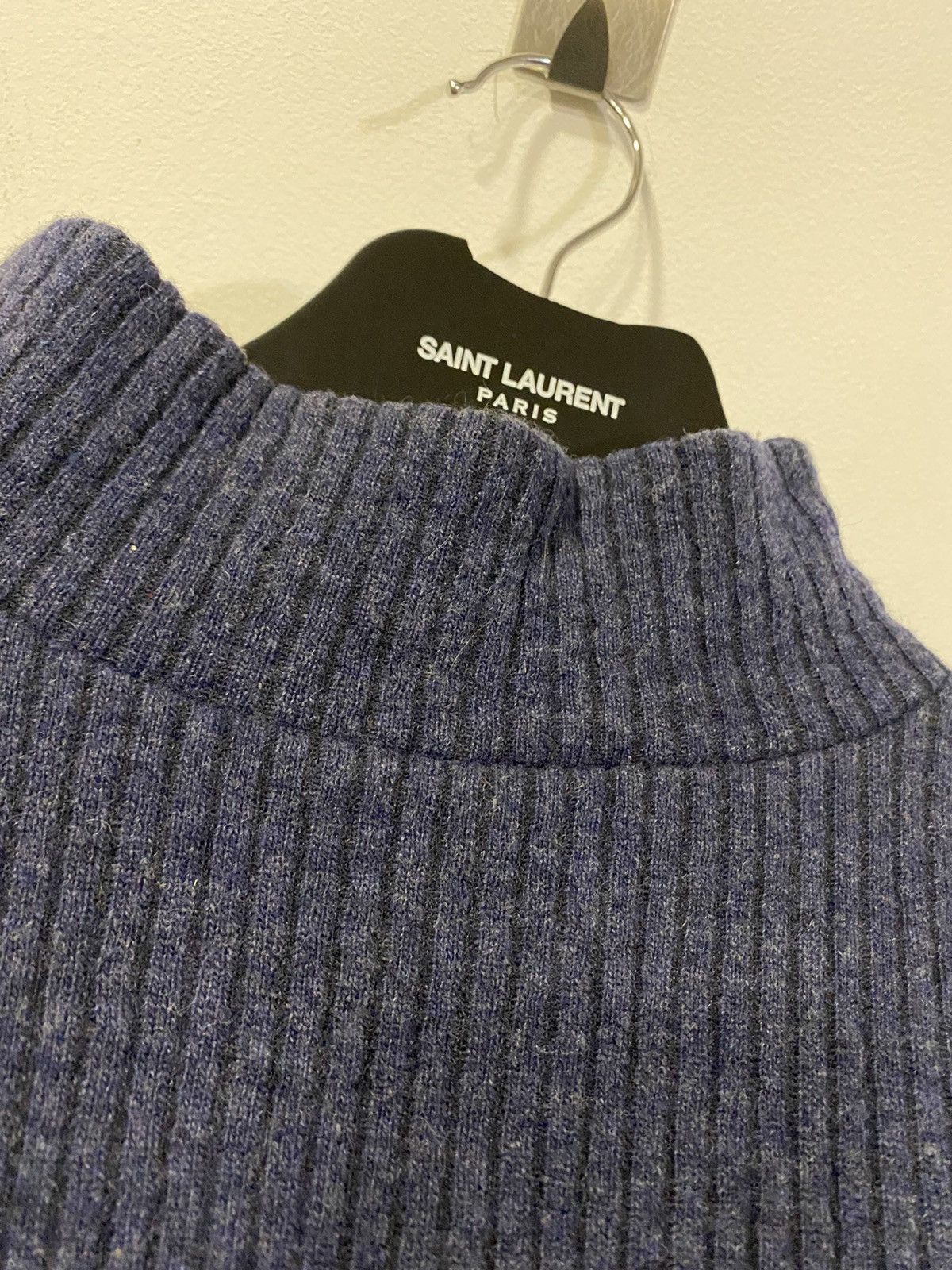 Yves Saint Laurent Wool YSL Sweater Turtleneck Vintage Yves Saint Laurent Size US L / EU 52-54 / 3 - 8 Thumbnail