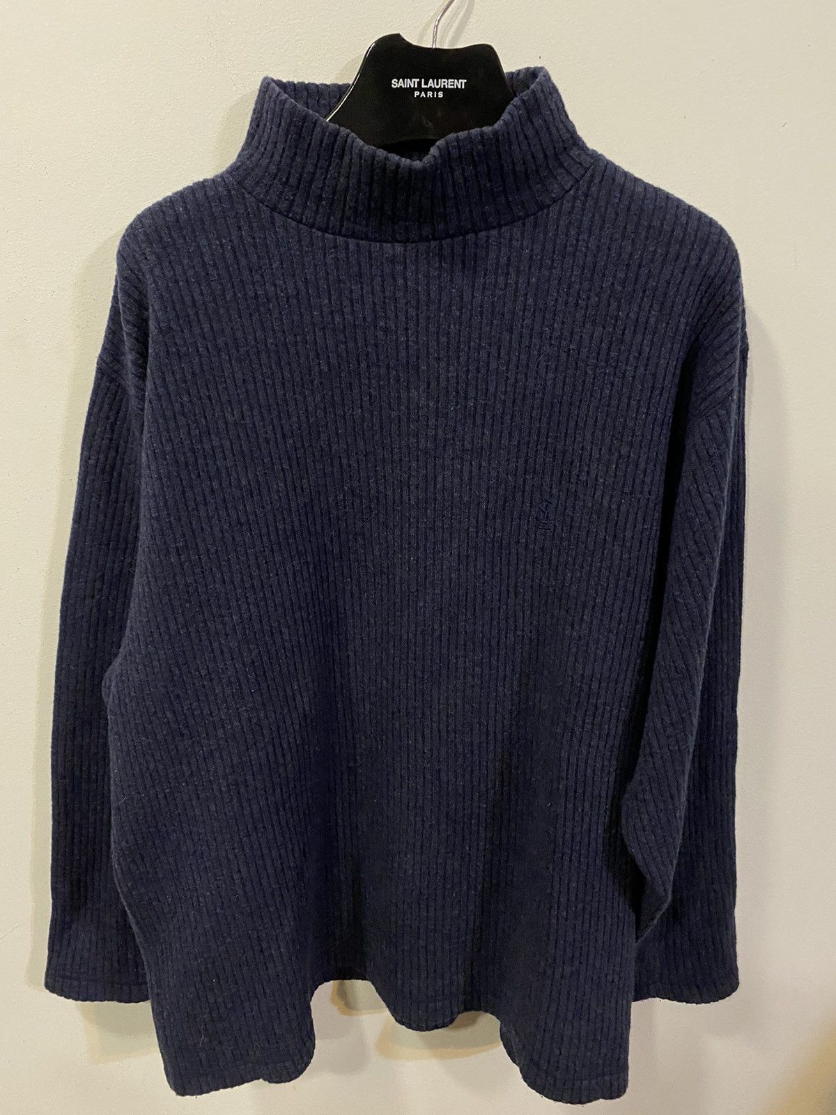 Yves Saint Laurent Wool YSL Sweater Turtleneck Vintage Yves Saint Laurent Size US L / EU 52-54 / 3 - 9 Thumbnail