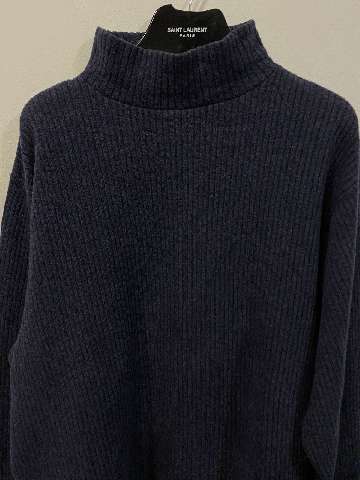 Yves Saint Laurent Wool YSL Sweater Turtleneck Vintage Yves Saint Laurent Size US L / EU 52-54 / 3 - 5 Thumbnail