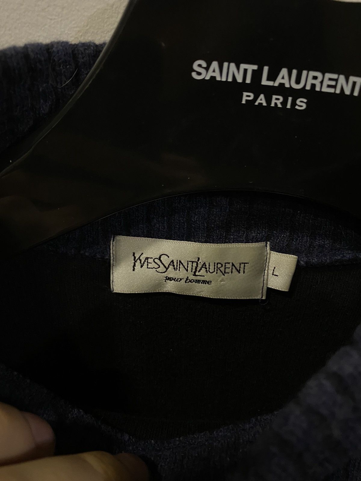 Yves Saint Laurent Wool YSL Sweater Turtleneck Vintage Yves Saint Laurent Size US L / EU 52-54 / 3 - 4 Thumbnail