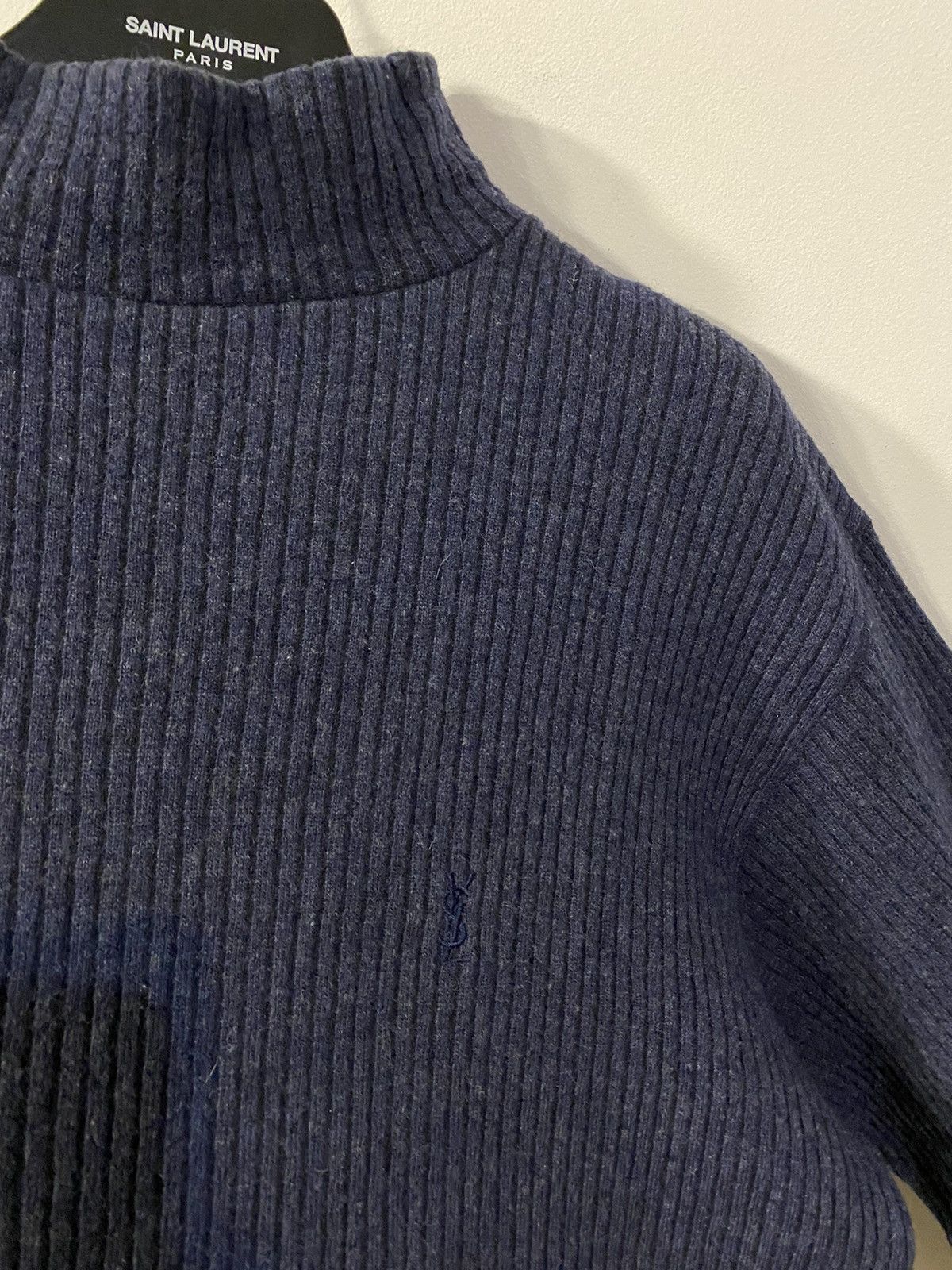 Yves Saint Laurent Wool YSL Sweater Turtleneck Vintage Yves Saint Laurent Size US L / EU 52-54 / 3 - 6 Thumbnail