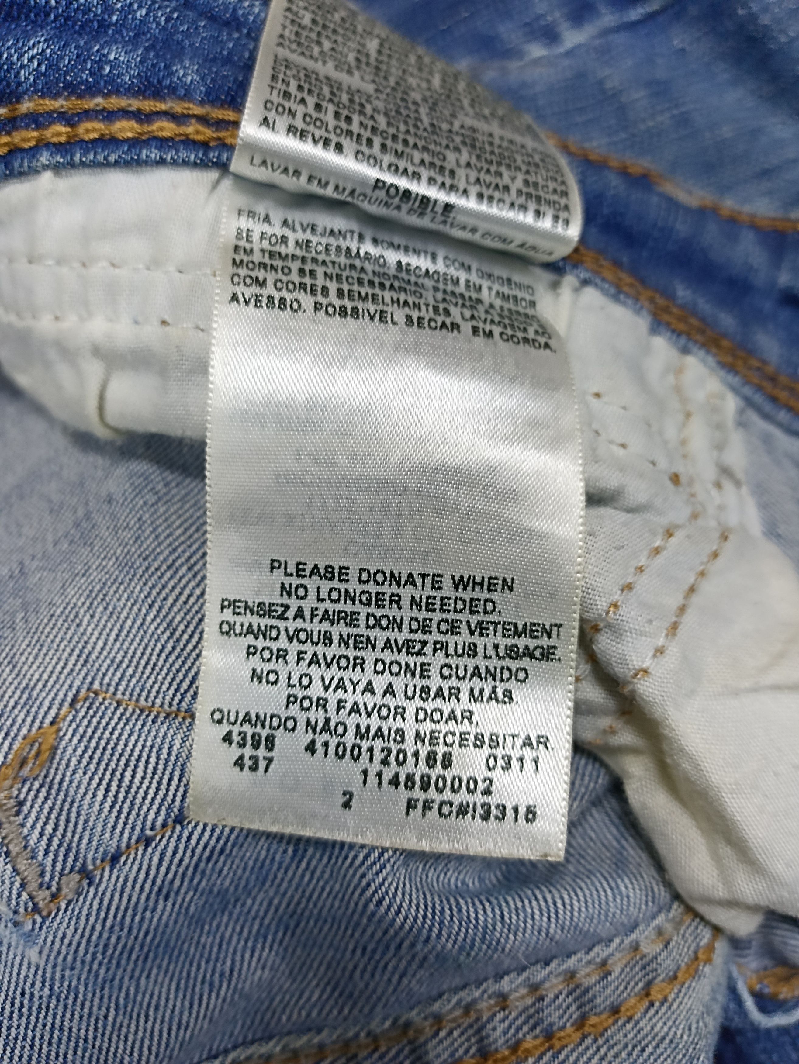 Jean × Levi's × Vintage Vintage Levis 534 Blue Wash Jeans - J122 Size 34" / US 12 / IT 48 - 5 Thumbnail