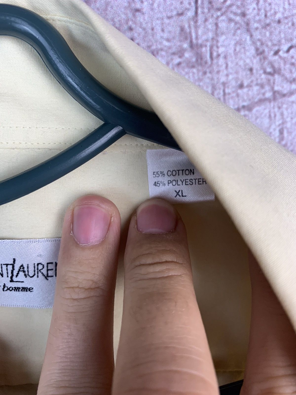 Yves Saint Laurent YSL Shirt Logo Size US XL / EU 56 / 4 - 4 Thumbnail