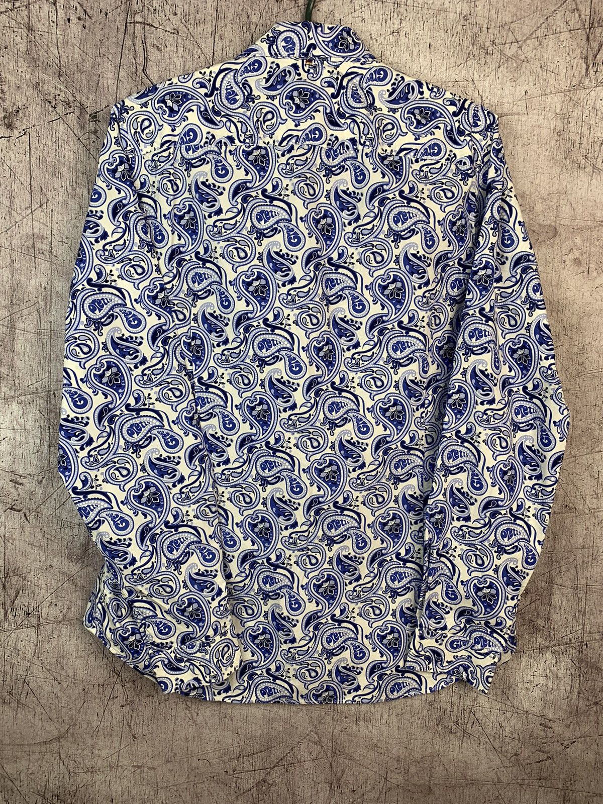 Pretty Green Pretty Green Mens Long Sleeve Paisley Shirt Size US M / EU 48-50 / 2 - 9 Thumbnail