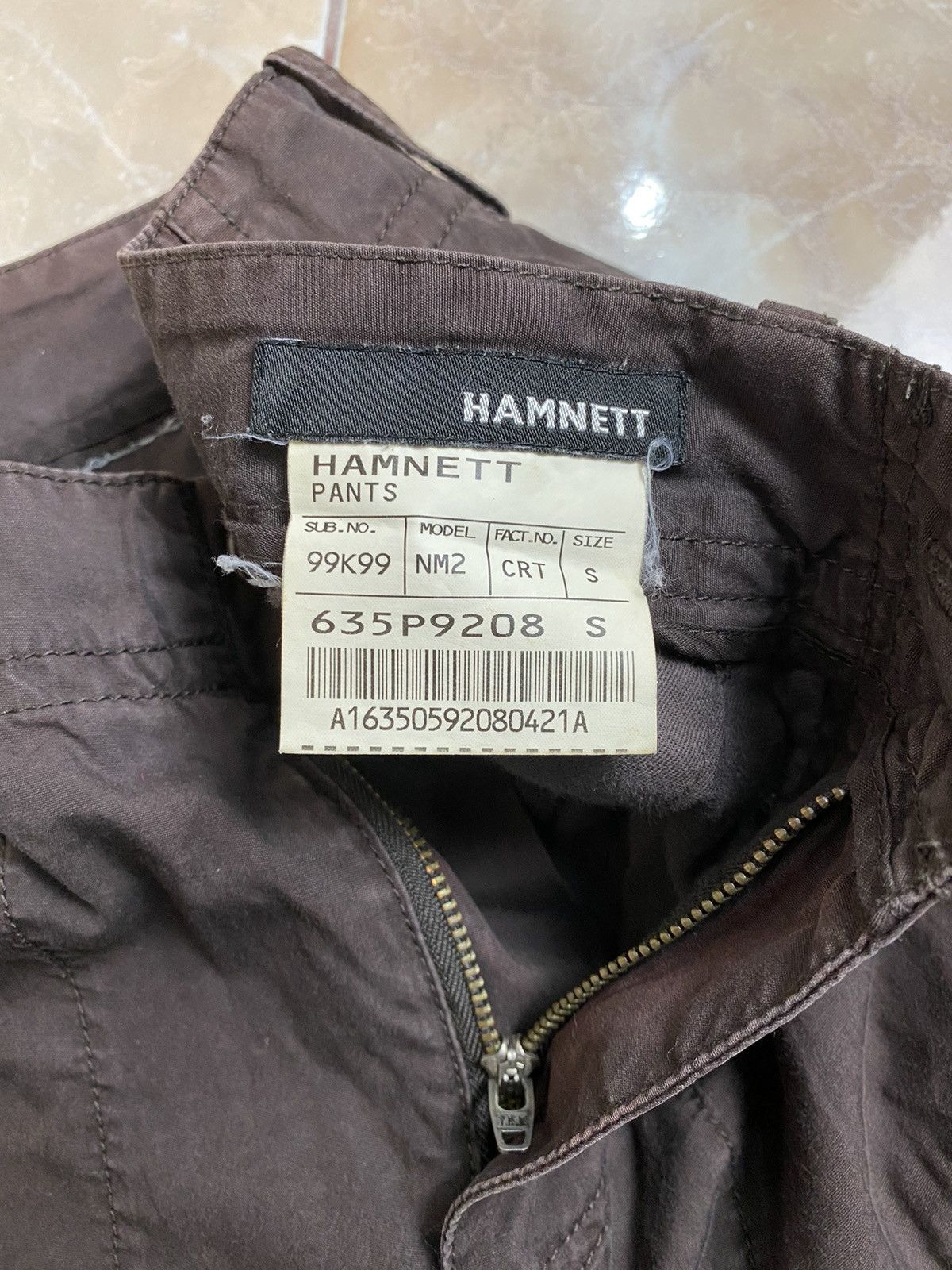 Designer × Katharine Hamnett London × Vintage Vintage Hamnett Cargo Buckle Pant NICE DESIGN ❗️ Size US 31 - 15 Thumbnail