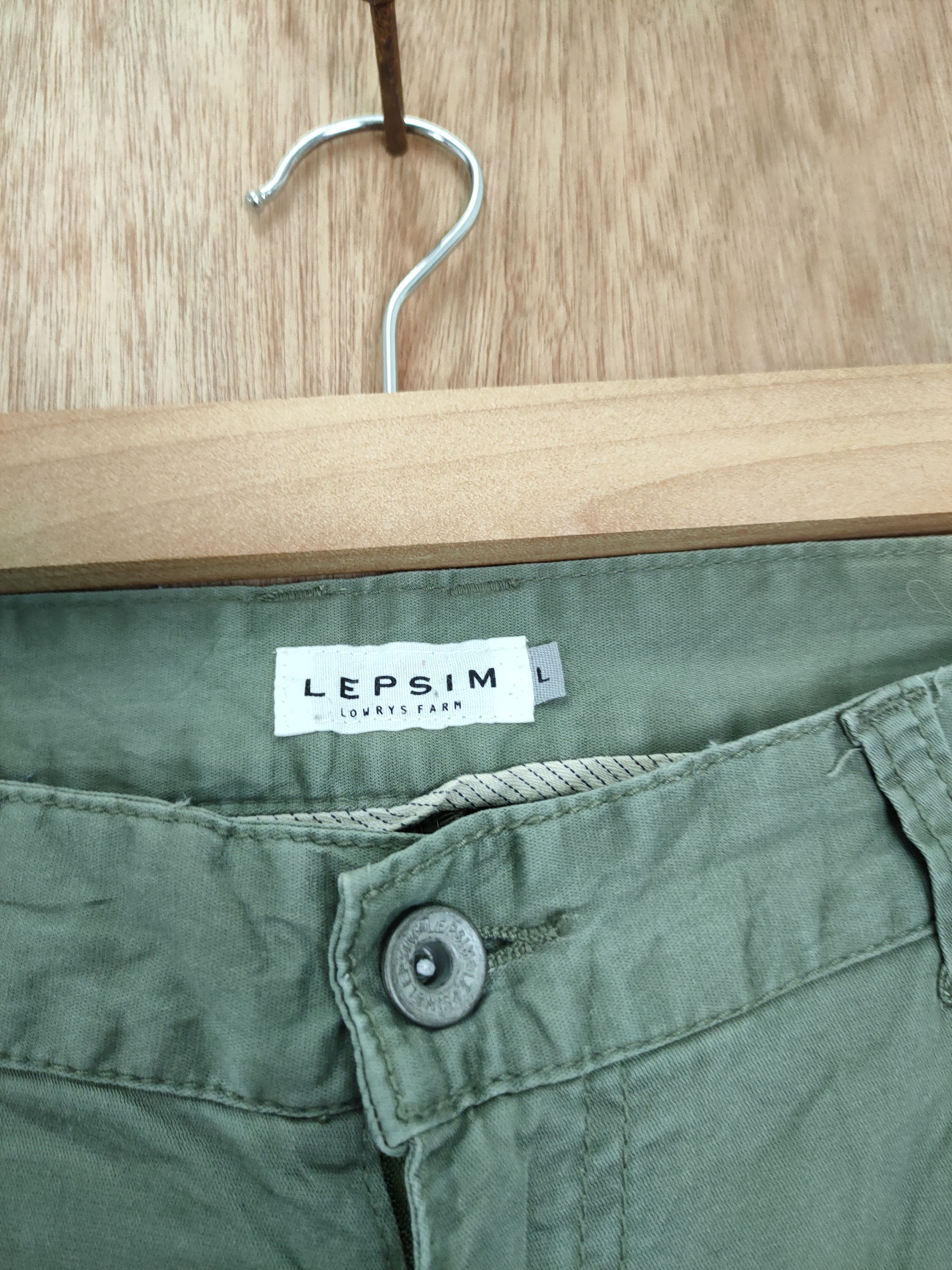 Japanese Brand DLL Lepsim green tactical multipocket cargo pants #751 Size US 31 - 5 Thumbnail