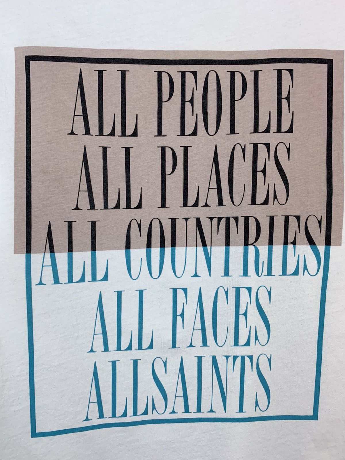 Allsaints Allsaints Print Mens T Shirt Size US L / EU 52-54 / 3 - 9 Thumbnail