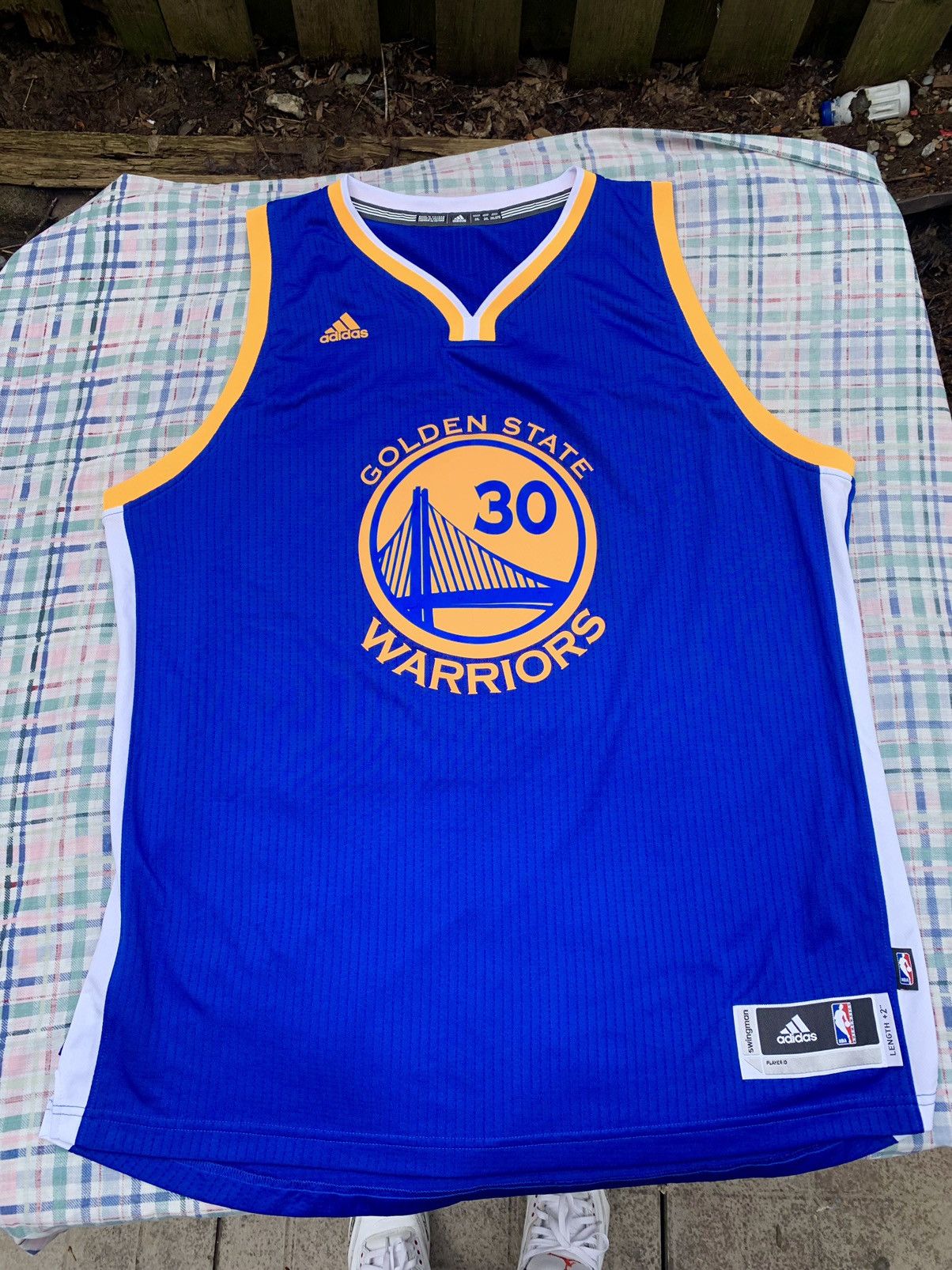 Adidas × NBA Adidas Golden State Warriors Stephen Curry NBA Jersey Size US XXL / EU 58 / 5 - 1 Thumbnail