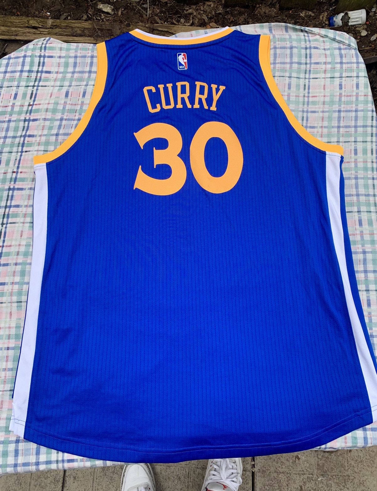 Adidas × NBA Adidas Golden State Warriors Stephen Curry NBA Jersey Size US XXL / EU 58 / 5 - 2 Thumbnail