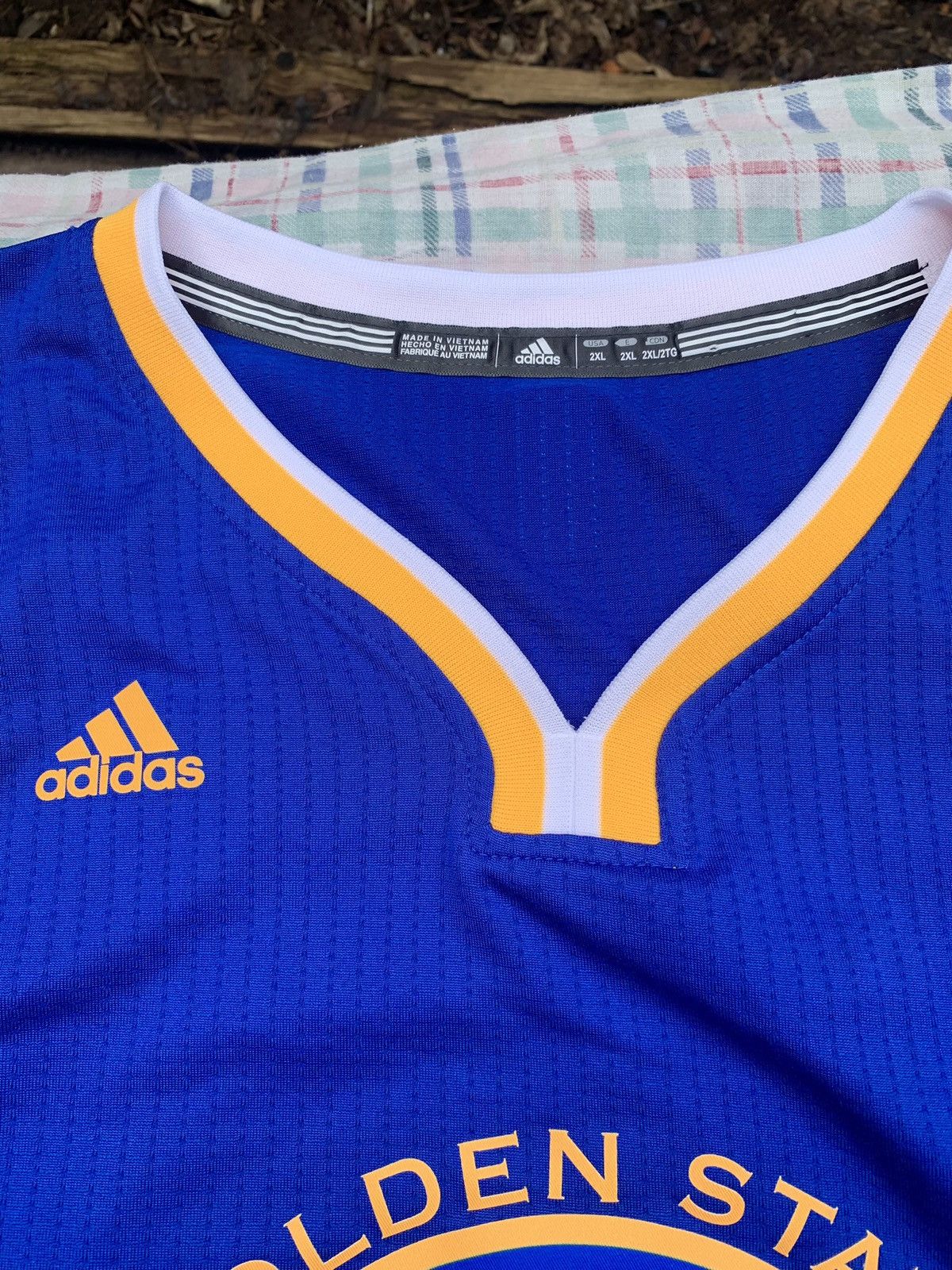 Adidas × NBA Adidas Golden State Warriors Stephen Curry NBA Jersey Size US XXL / EU 58 / 5 - 5 Thumbnail