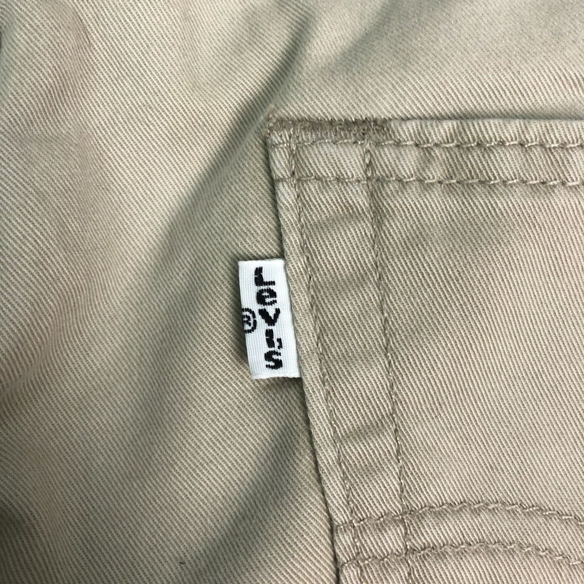 Levi's DLL Levis Strauss Cream distressed denim Pants #c196 Size US 30 / EU 46 - 9 Thumbnail