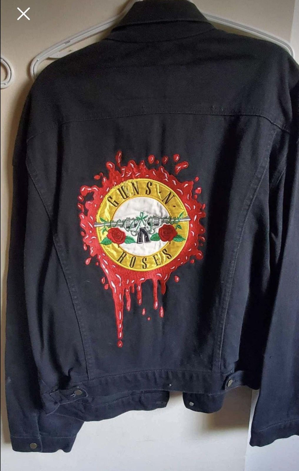 Guns and roses jean jacket forever 21 store