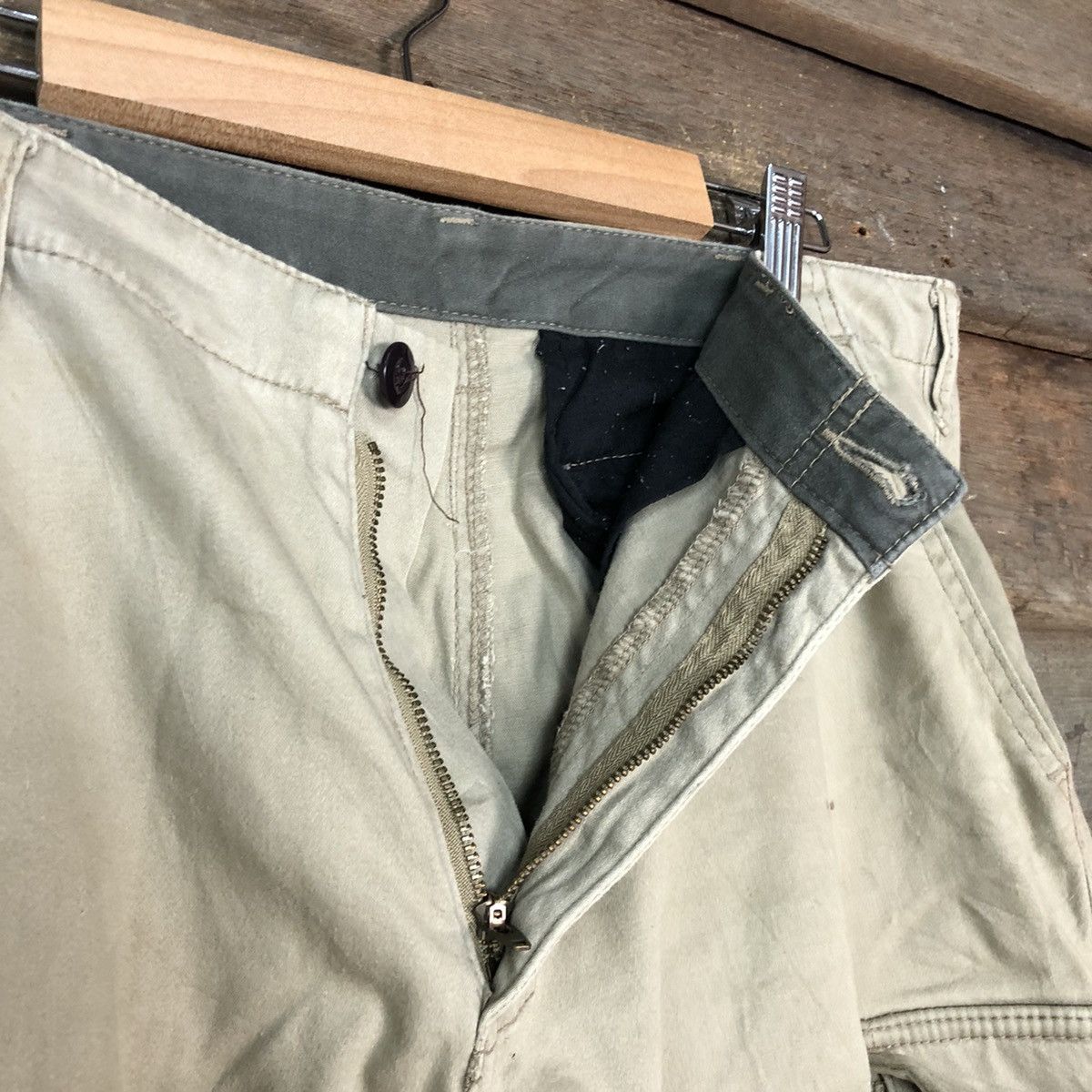 Japanese Brand DLL Japan Brown Mutltipocket Cargo Pants #c696 Size US 32 / EU 48 - 6 Thumbnail