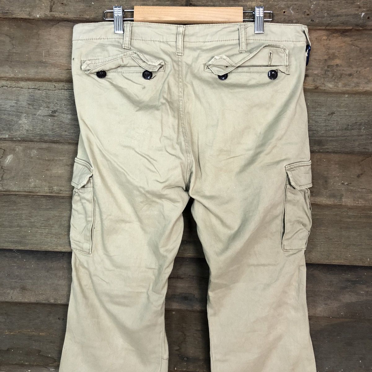 Japanese Brand DLL Japan Brown Mutltipocket Cargo Pants #c696 Size US 32 / EU 48 - 8 Thumbnail
