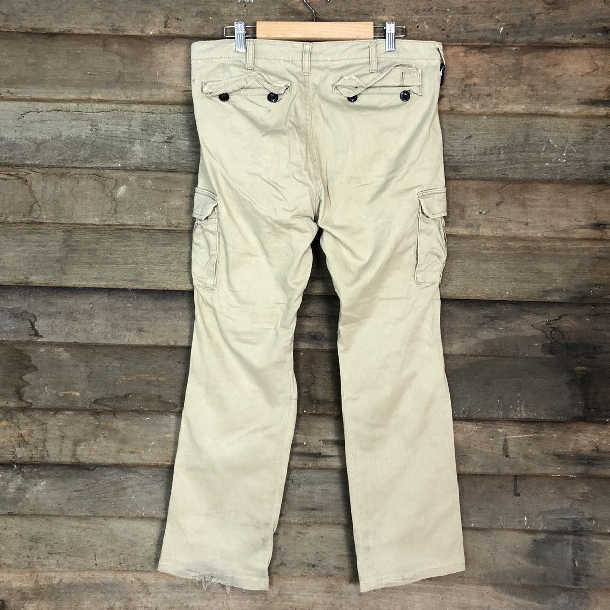 Japanese Brand DLL Japan Brown Mutltipocket Cargo Pants #c696 Size US 32 / EU 48 - 7 Thumbnail