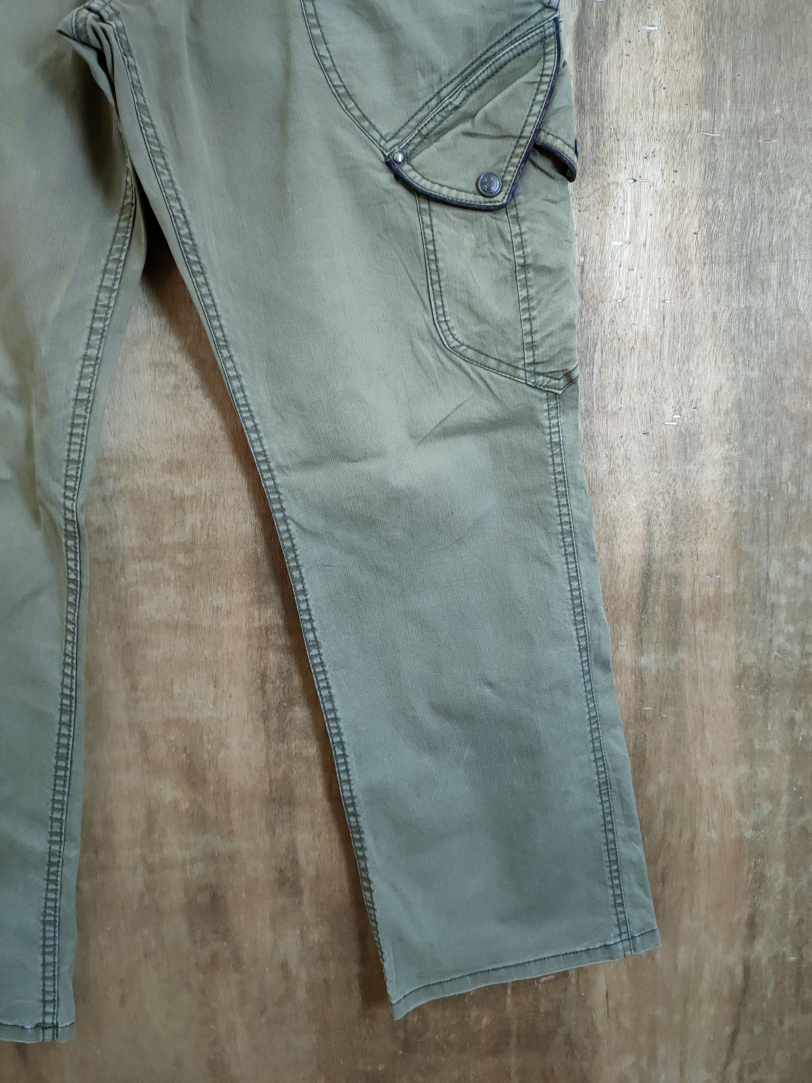 Japanese Brand DLL Nicole for Men japan designer cargo pants #46-371 Size US 32 / EU 48 - 2 Thumbnail