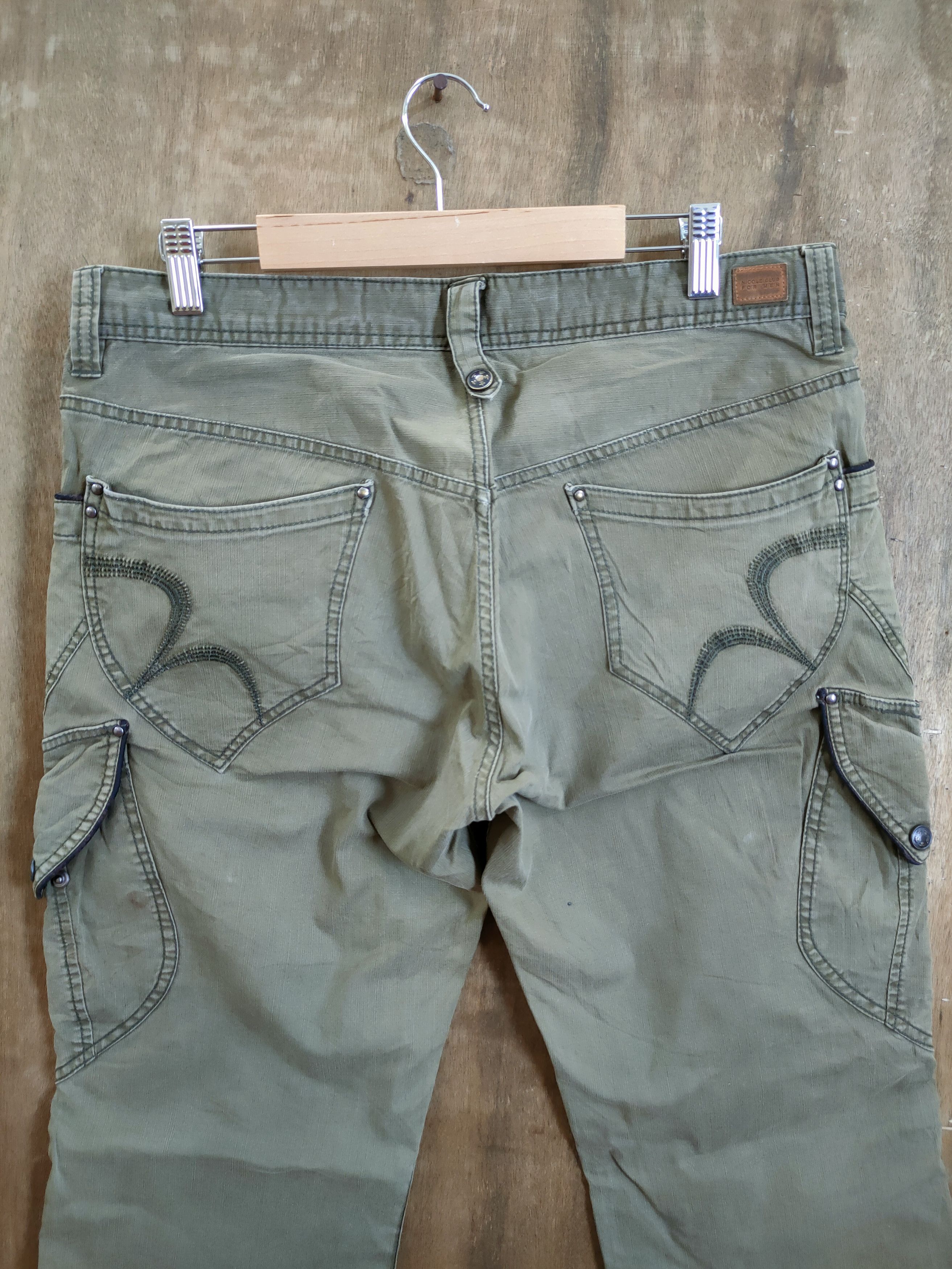 Japanese Brand DLL Nicole for Men japan designer cargo pants #46-371 Size US 32 / EU 48 - 8 Thumbnail