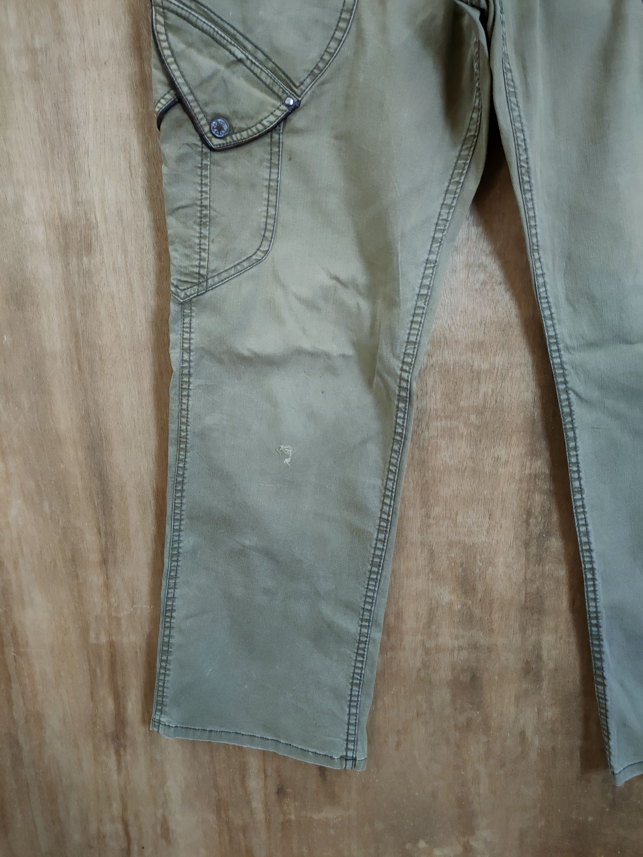 Japanese Brand DLL Nicole for Men japan designer cargo pants #46-371 Size US 32 / EU 48 - 3 Thumbnail