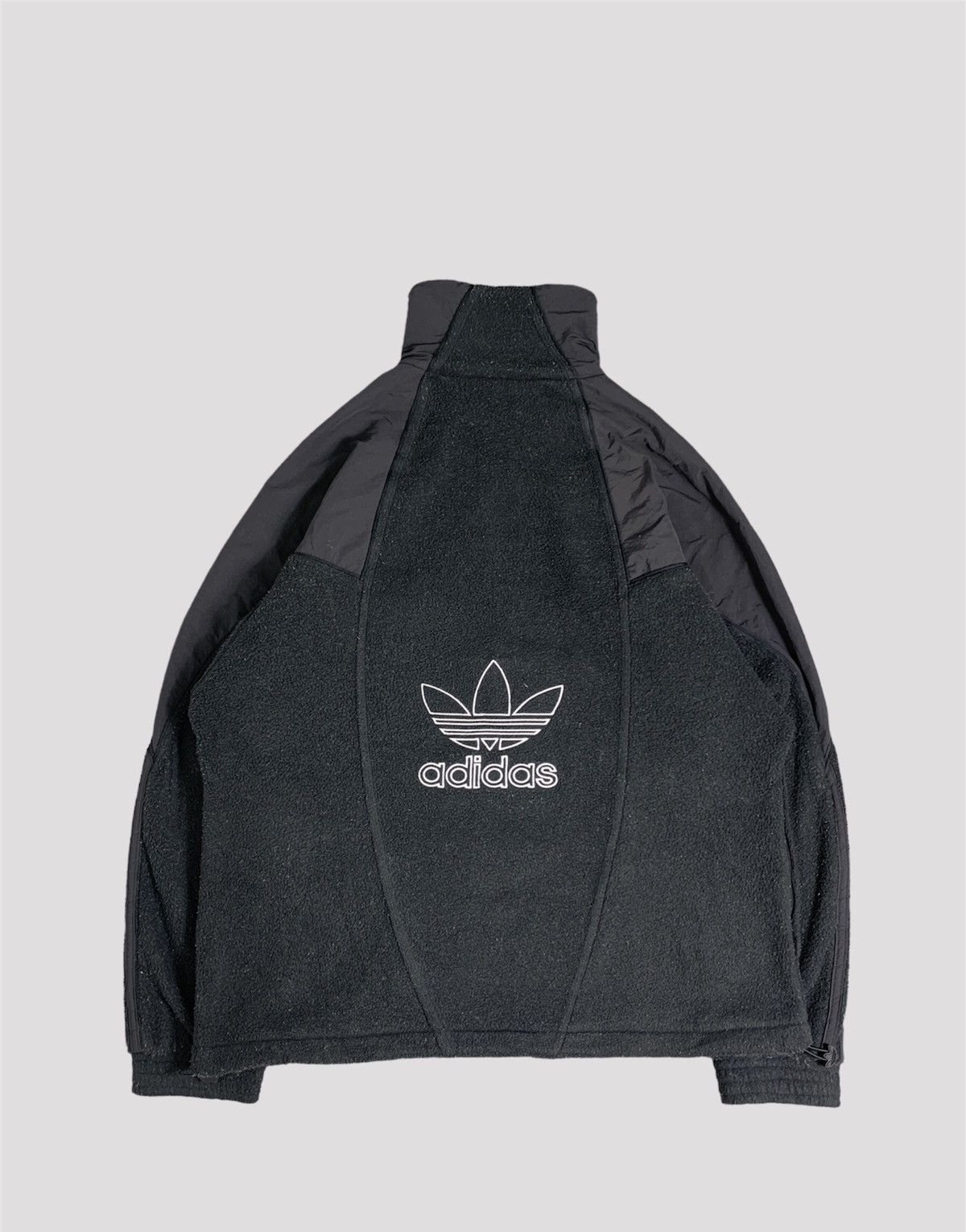 Adidas Adidas Trefoil Big Logo Fleece Sweatshirt Size US M / EU 48-50 / 2 - 1 Thumbnail