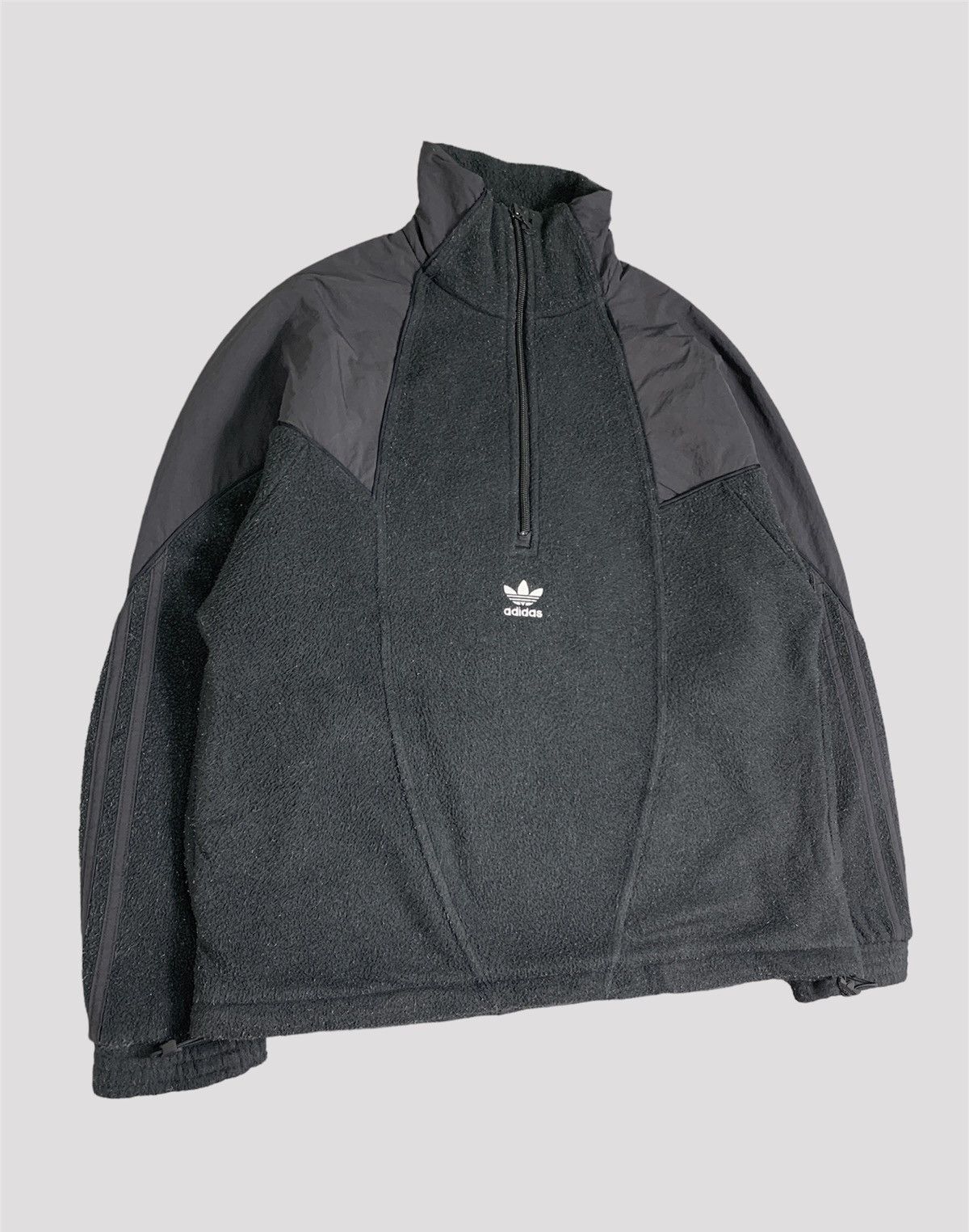 Adidas Adidas Trefoil Big Logo Fleece Sweatshirt Size US M / EU 48-50 / 2 - 4 Thumbnail