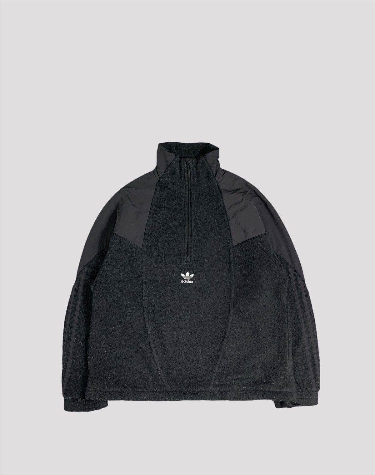 Adidas Adidas Trefoil Big Logo Fleece Sweatshirt Size US M / EU 48-50 / 2 - 3 Thumbnail