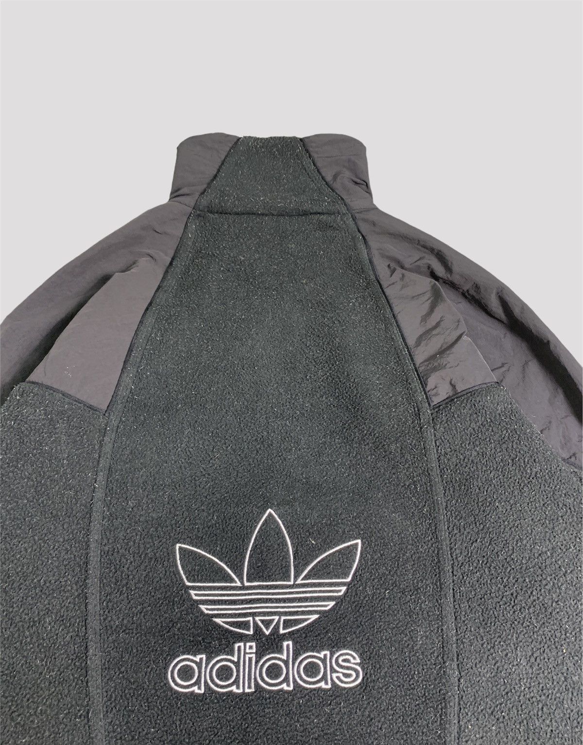 Adidas Adidas Trefoil Big Logo Fleece Sweatshirt Size US M / EU 48-50 / 2 - 2 Thumbnail