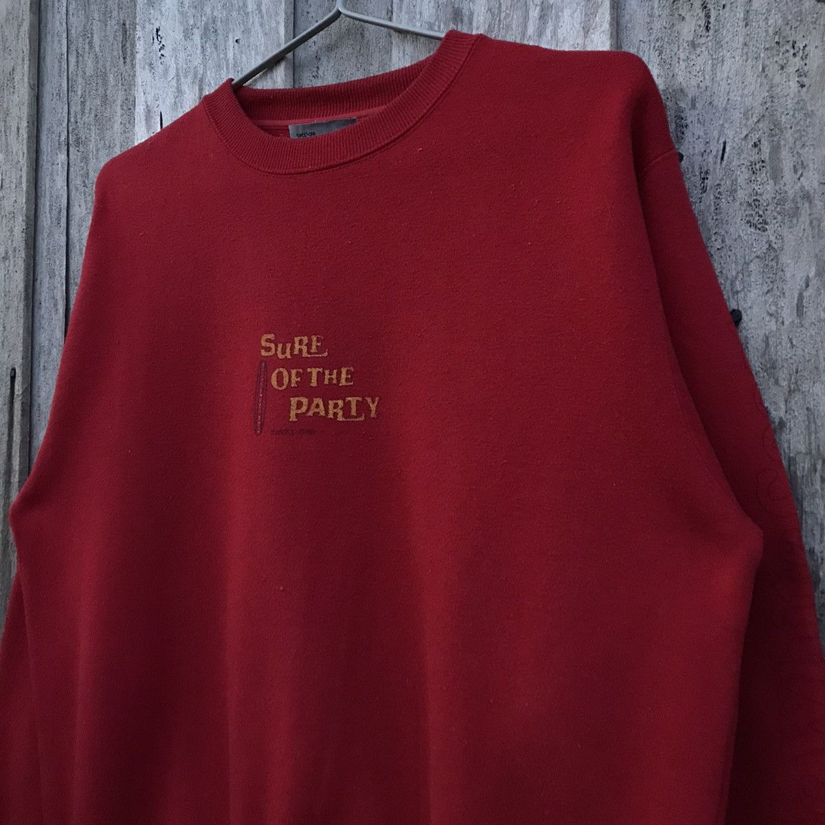 Vintage Vintage SWEET-ORR Surf Of The Party Spell Out Sweatshirt Size US M / EU 48-50 / 2 - 3 Thumbnail