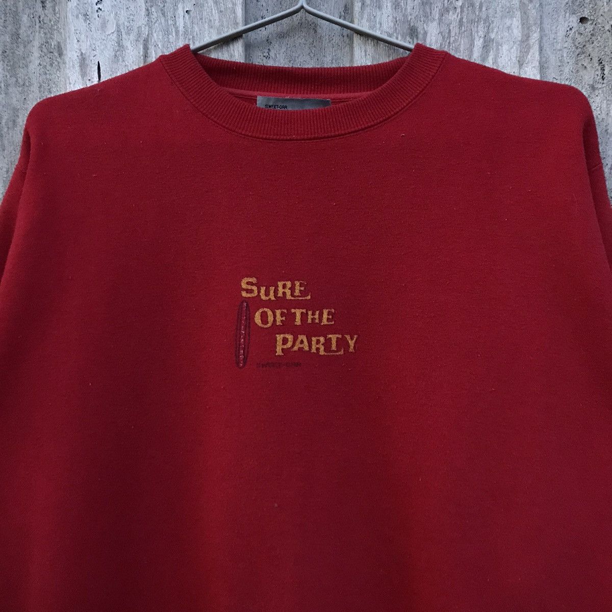 Vintage Vintage SWEET-ORR Surf Of The Party Spell Out Sweatshirt Size US M / EU 48-50 / 2 - 2 Thumbnail