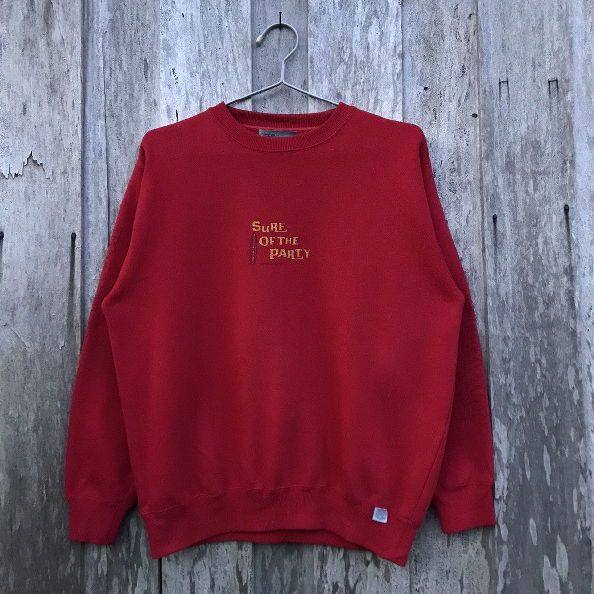 Vintage Vintage SWEET-ORR Surf Of The Party Spell Out Sweatshirt Size US M / EU 48-50 / 2 - 10 Thumbnail