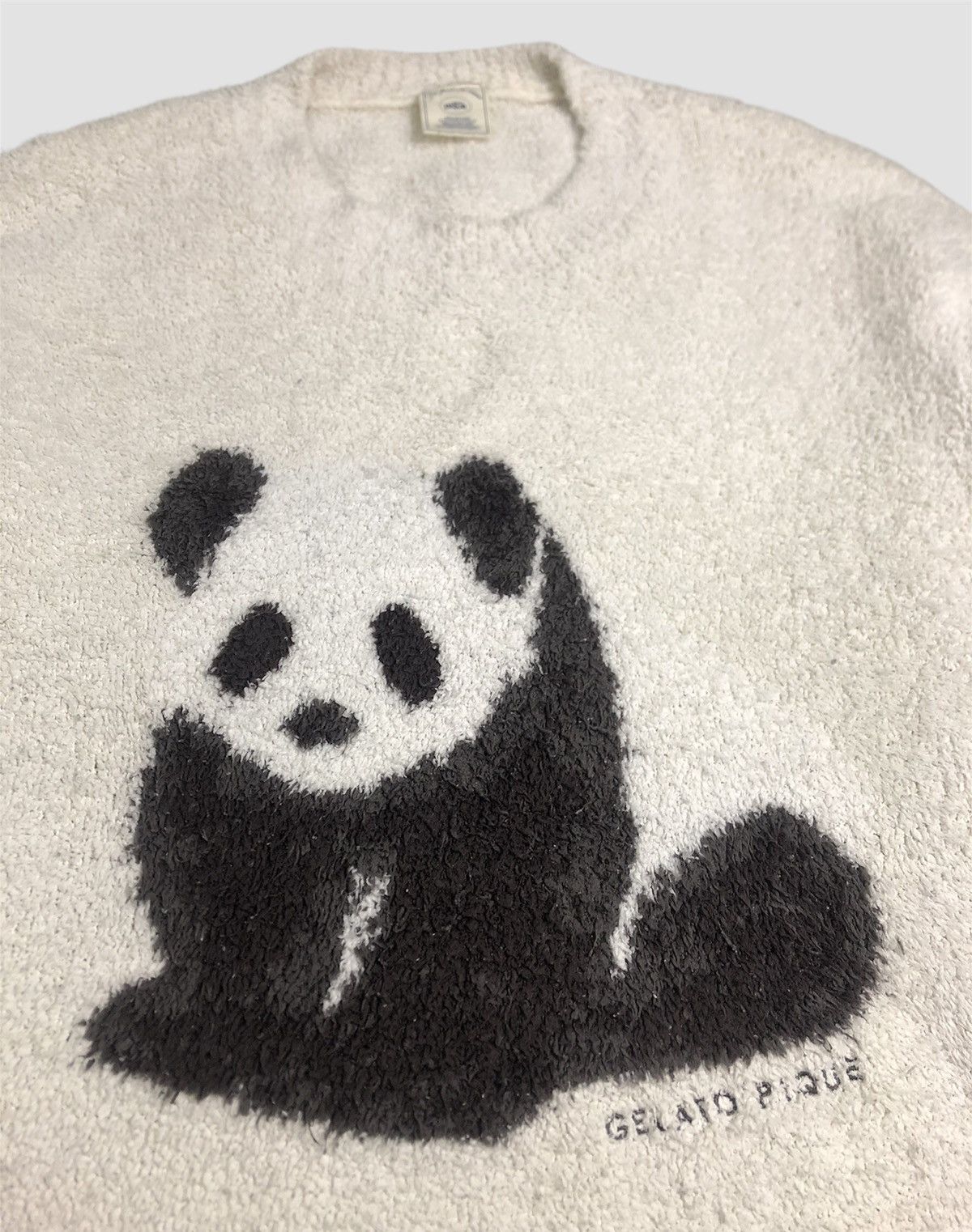 Japanese Brand Vintage Gelato Pique Panda Sweater Size US L / EU 52-54 / 3 - 4 Thumbnail
