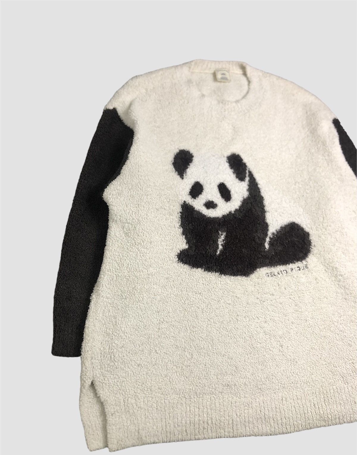Japanese Brand Vintage Gelato Pique Panda Sweater Size US L / EU 52-54 / 3 - 2 Thumbnail