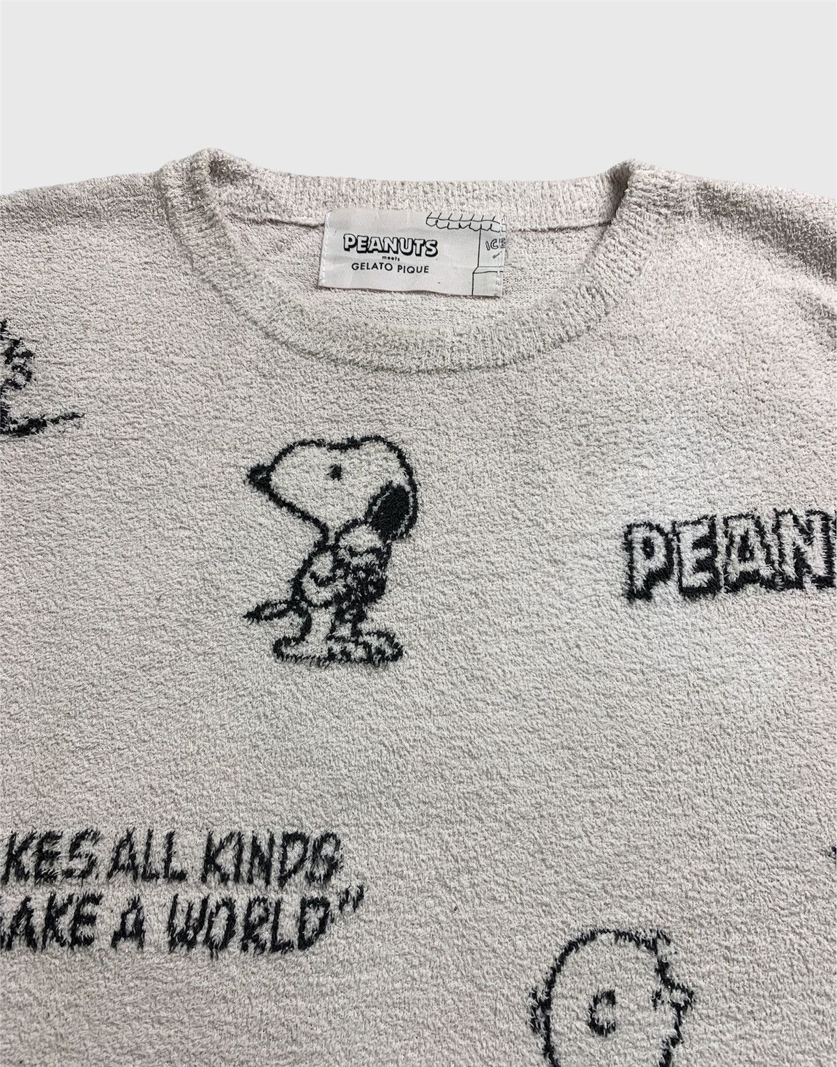 Japanese Brand × Peanuts Peanuts X Gelato Pique Overprint Comfy Fleece Shirt Size US M / EU 48-50 / 2 - 4 Thumbnail