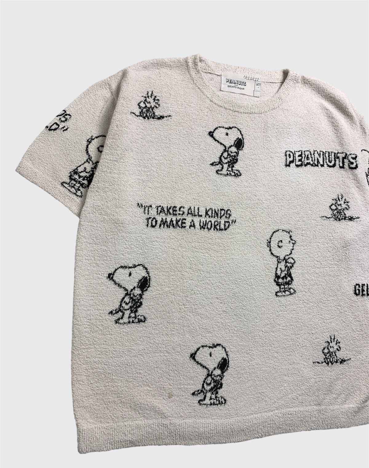 Japanese Brand × Peanuts Peanuts X Gelato Pique Overprint Comfy Fleece Shirt Size US M / EU 48-50 / 2 - 2 Thumbnail