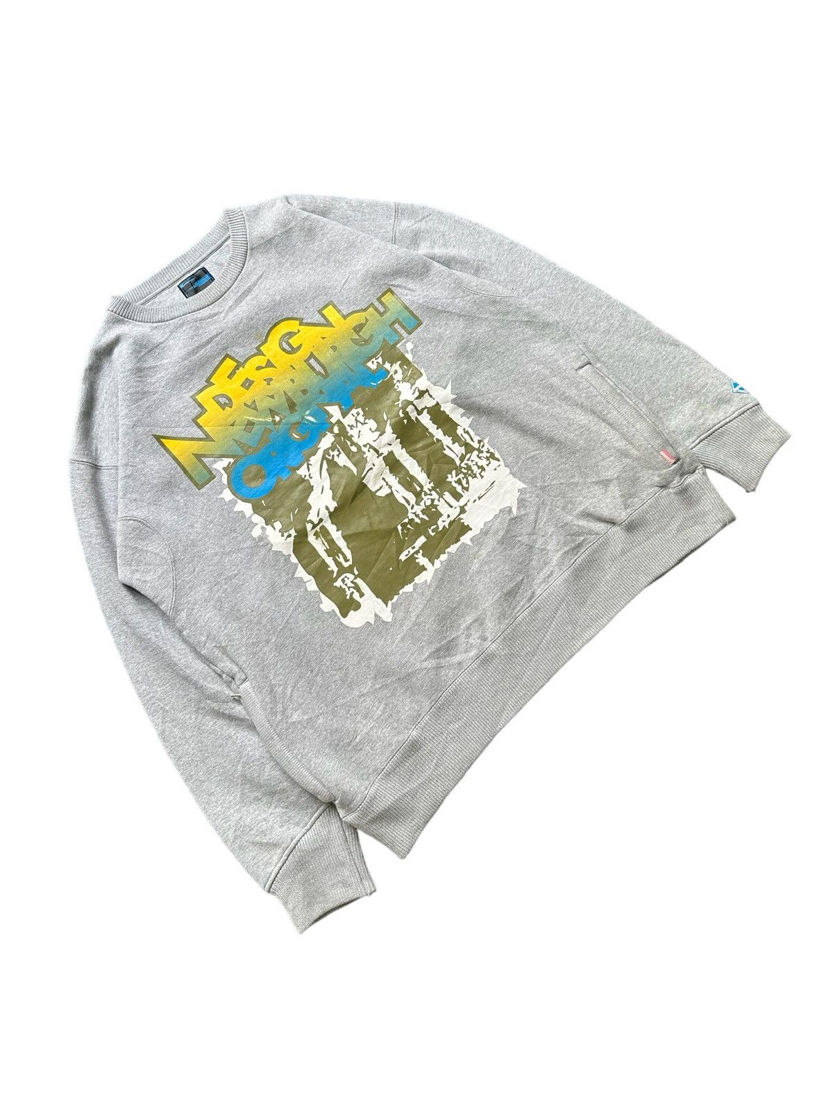 Japanese Brand 00’s NEWBURGH graphics sweatshirt Size US XL / EU 56 / 4 - 5 Thumbnail