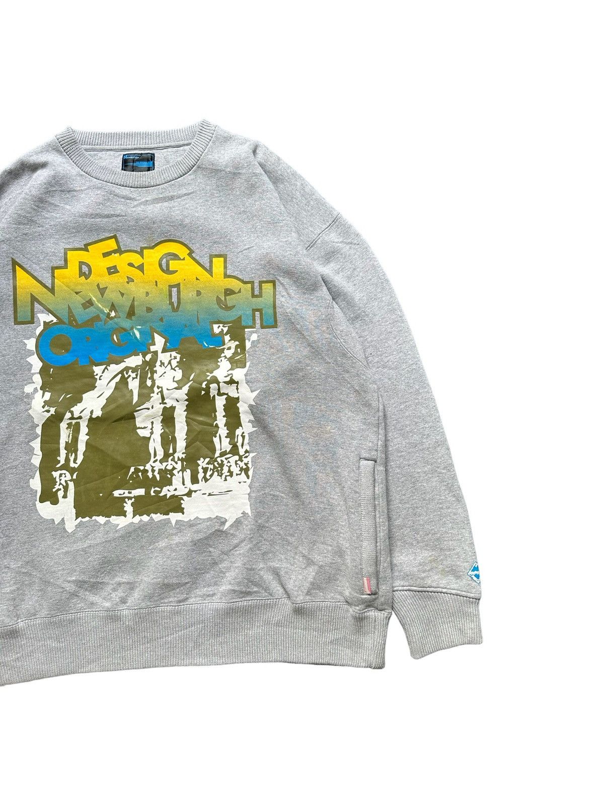 Japanese Brand 00’s NEWBURGH graphics sweatshirt Size US XL / EU 56 / 4 - 4 Thumbnail