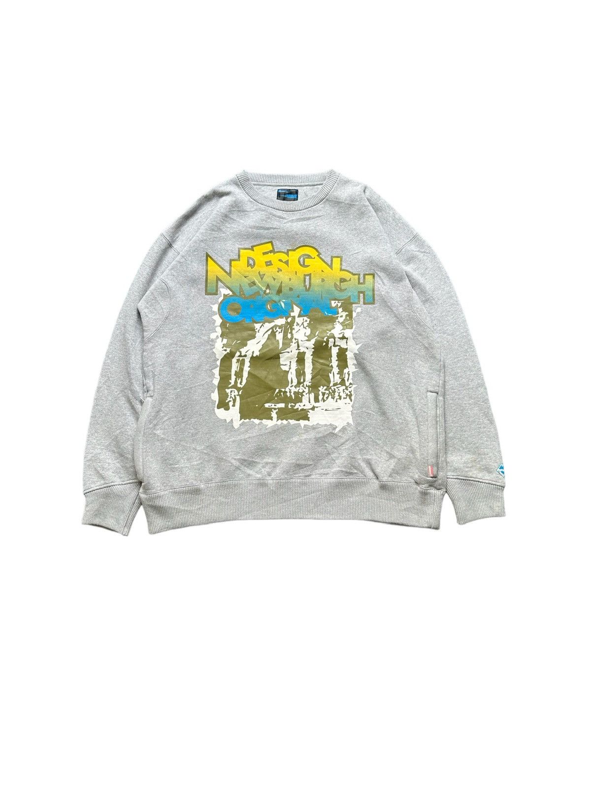 Japanese Brand 00’s NEWBURGH graphics sweatshirt Size US XL / EU 56 / 4 - 2 Thumbnail
