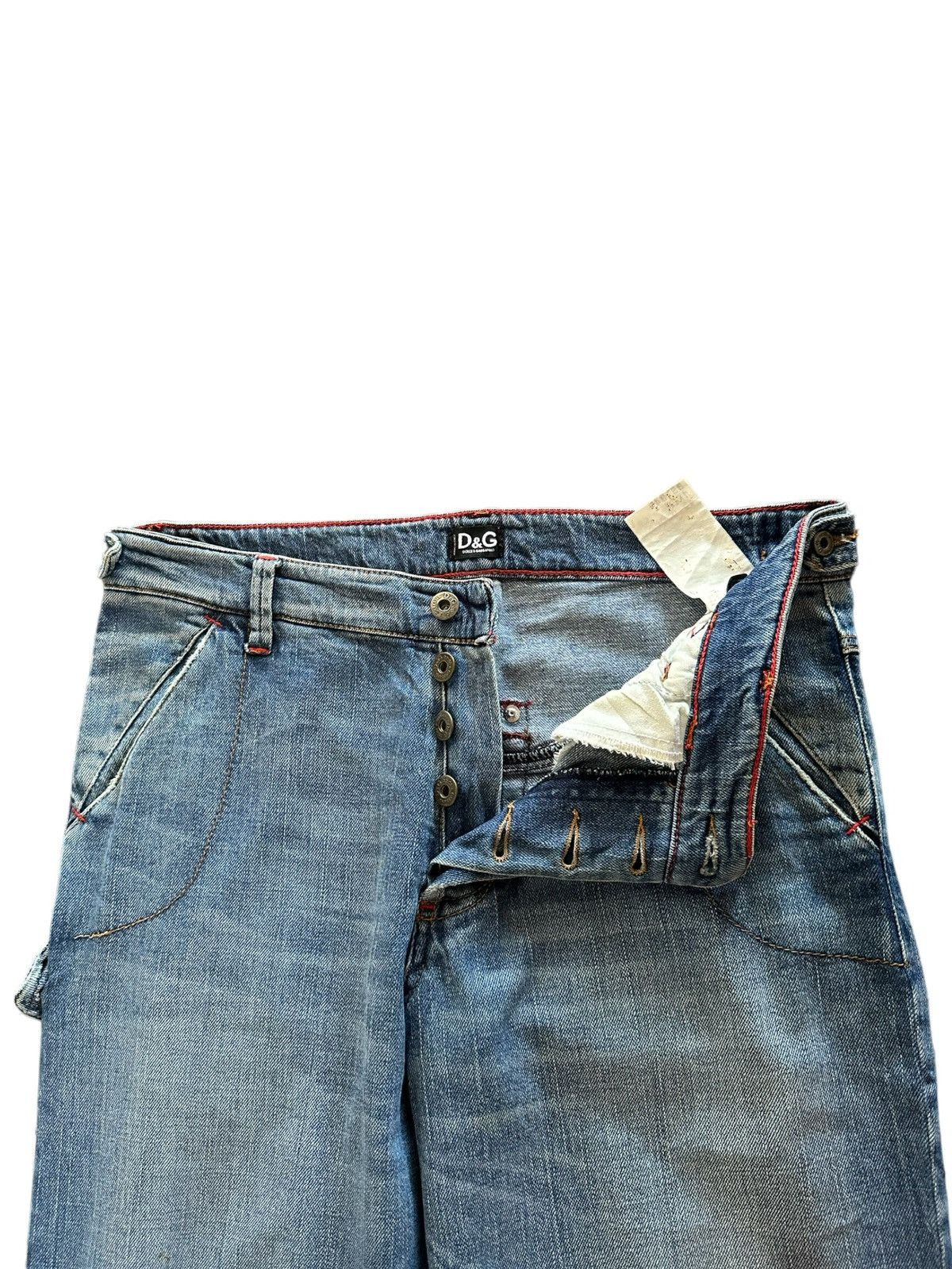 Dolce & Gabbana 2006 A/W Dolce & Gabbana loose straight denim Size US 33 - 4 Thumbnail