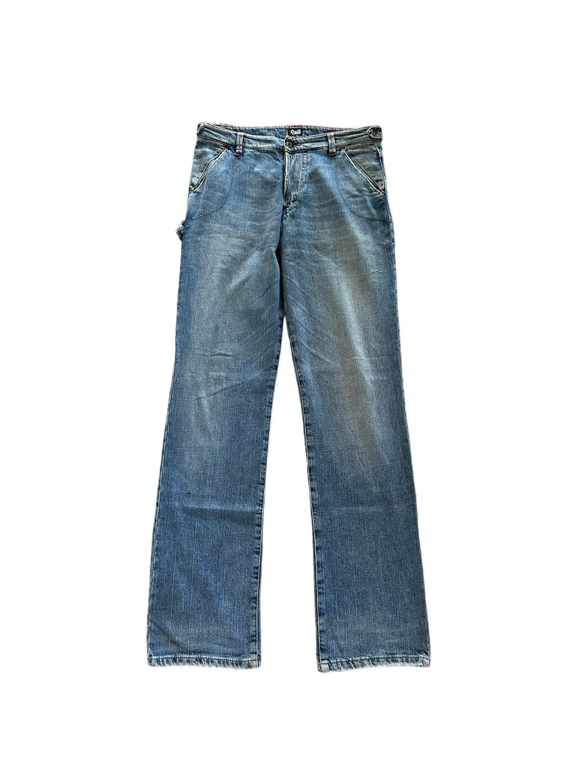 Dolce & Gabbana 2006 A/W Dolce & Gabbana loose straight denim Size US 33 - 2 Thumbnail