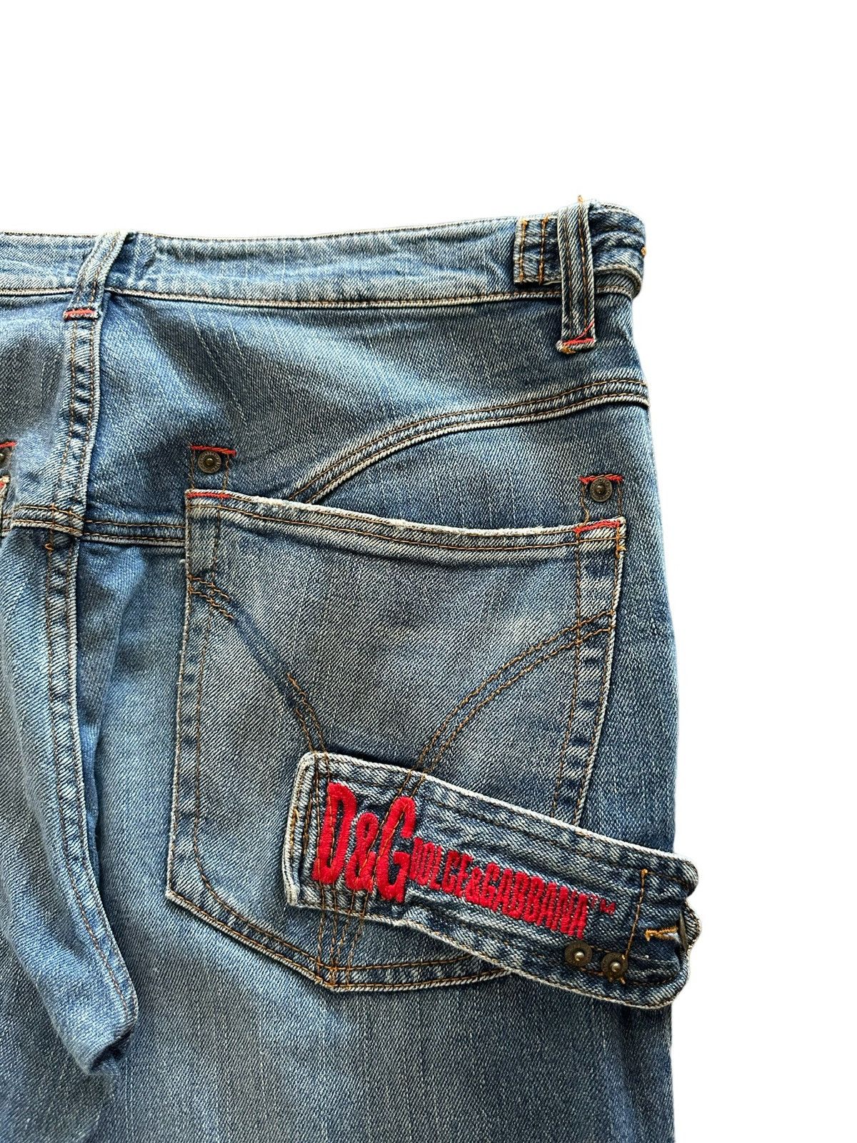 Dolce & Gabbana 2006 A/W Dolce & Gabbana loose straight denim Size US 33 - 10 Thumbnail