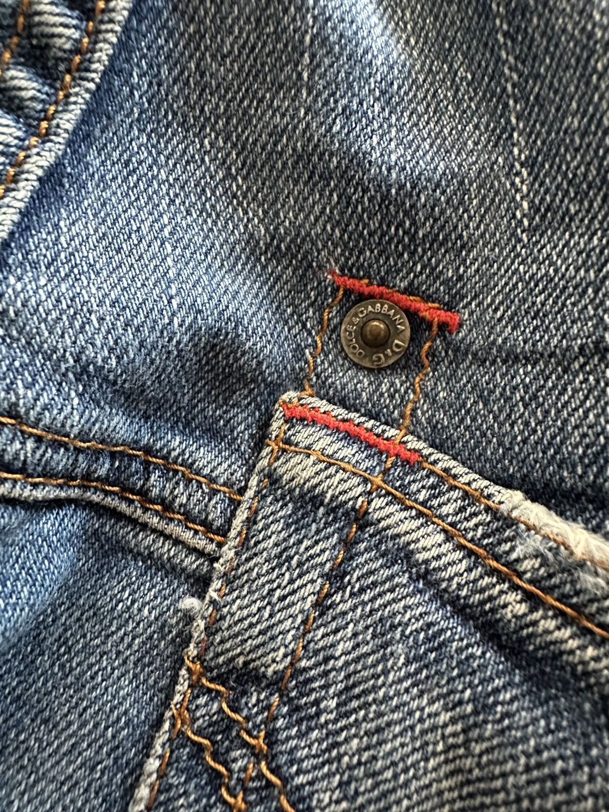 Dolce & Gabbana 2006 A/W Dolce & Gabbana loose straight denim Size US 33 - 18 Thumbnail